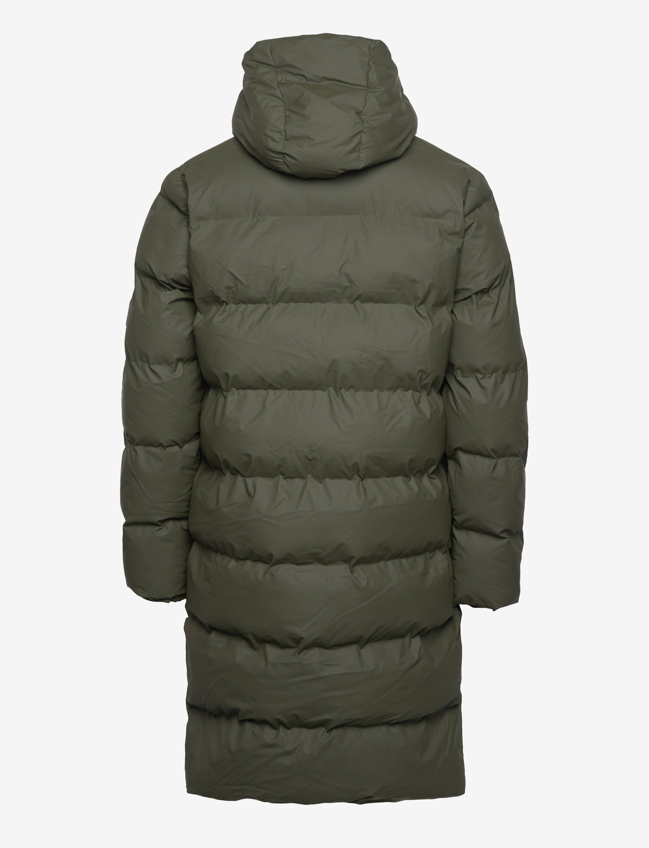 Rains - Alta Longer Puffer Jacket W3T4 - winter jackets - green - 2