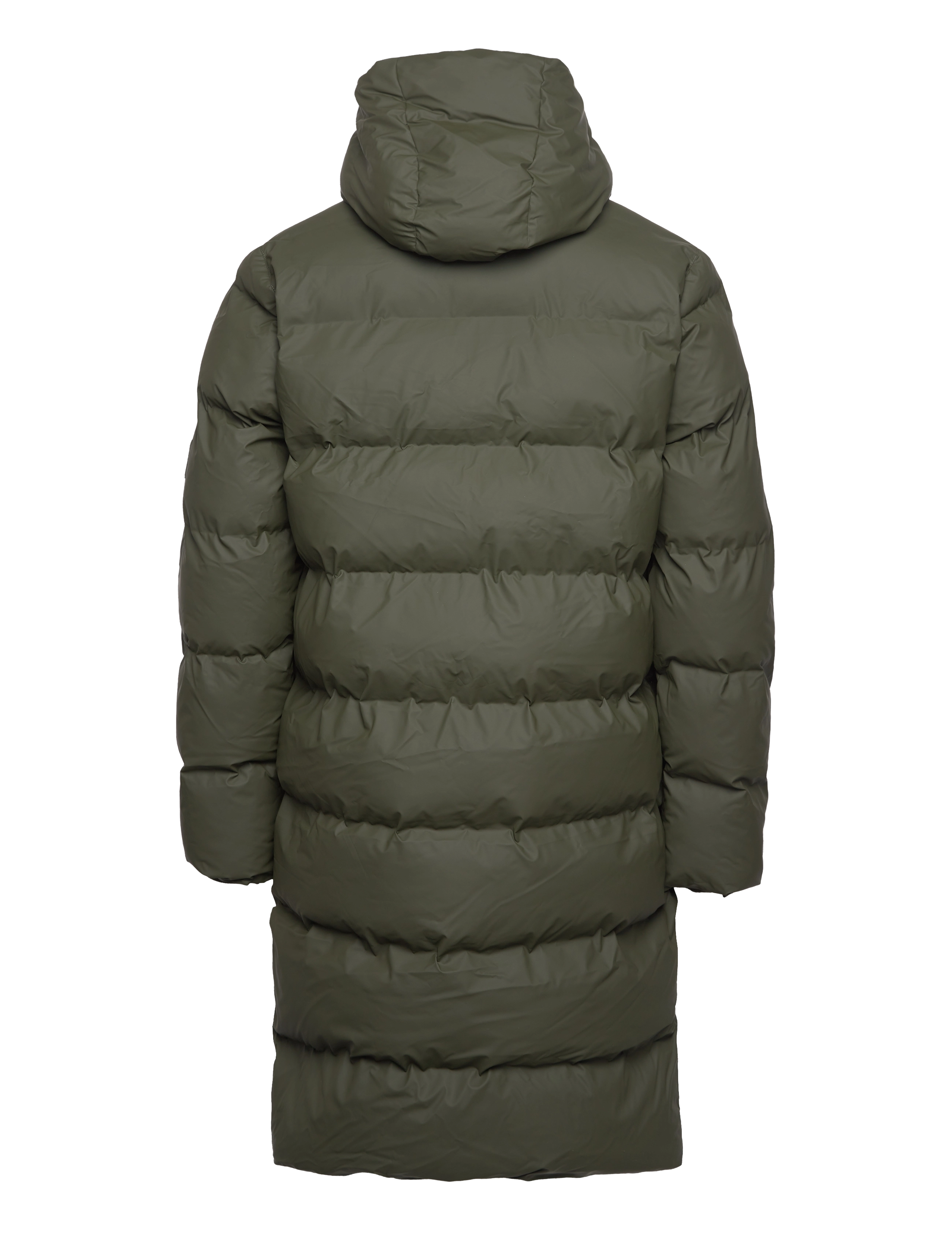 Rains - Alta Longer Puffer Jacket W3T4 - winter jackets - green - 2