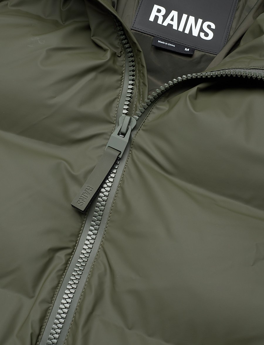 Rains - Alta Longer Puffer Jacket W3T4 - winterjacken - green - 4