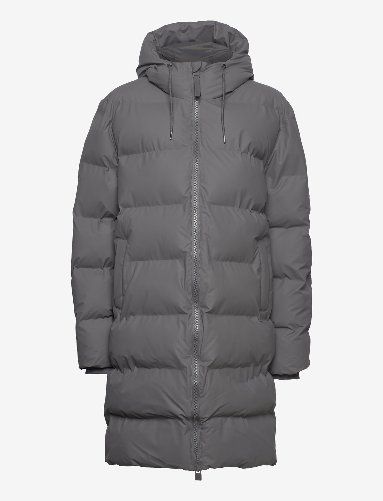 Rains - Alta Long Puffer Jacket W3T4 - dunjakker - grey - 1