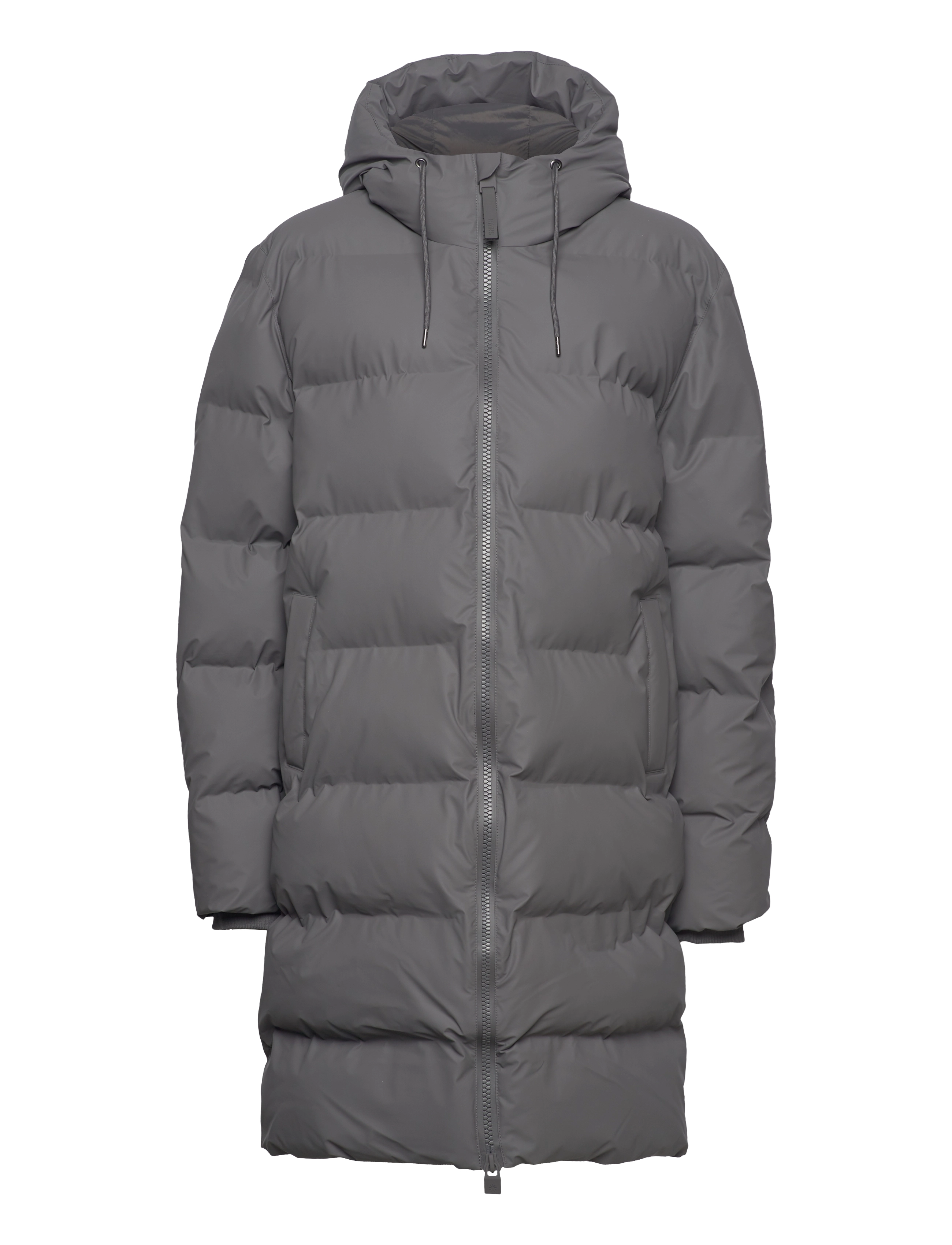 Rains - Alta Longer Puffer Jacket W3T4 - vinterjakker - grey - 1