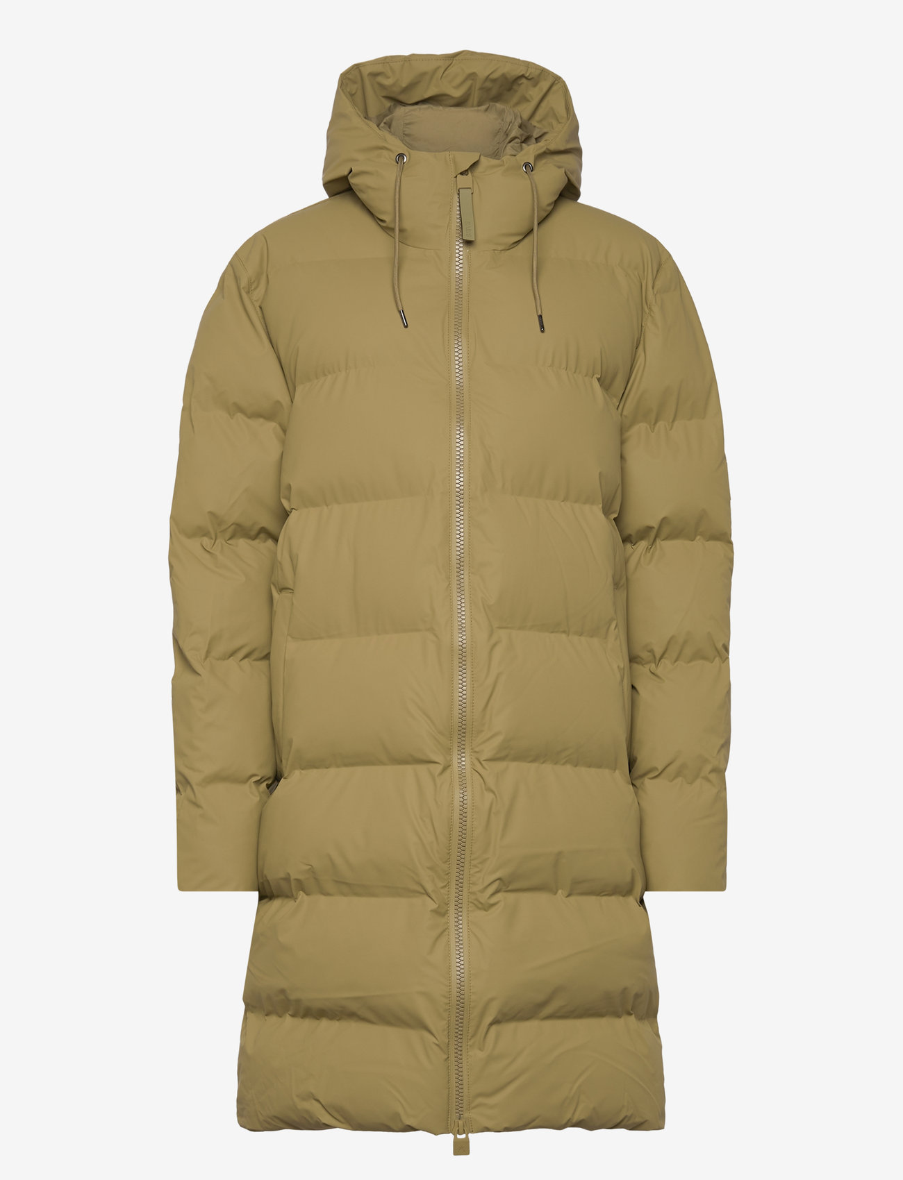 Rains - Alta Longer Puffer Jacket W3T4 - khaki - 0