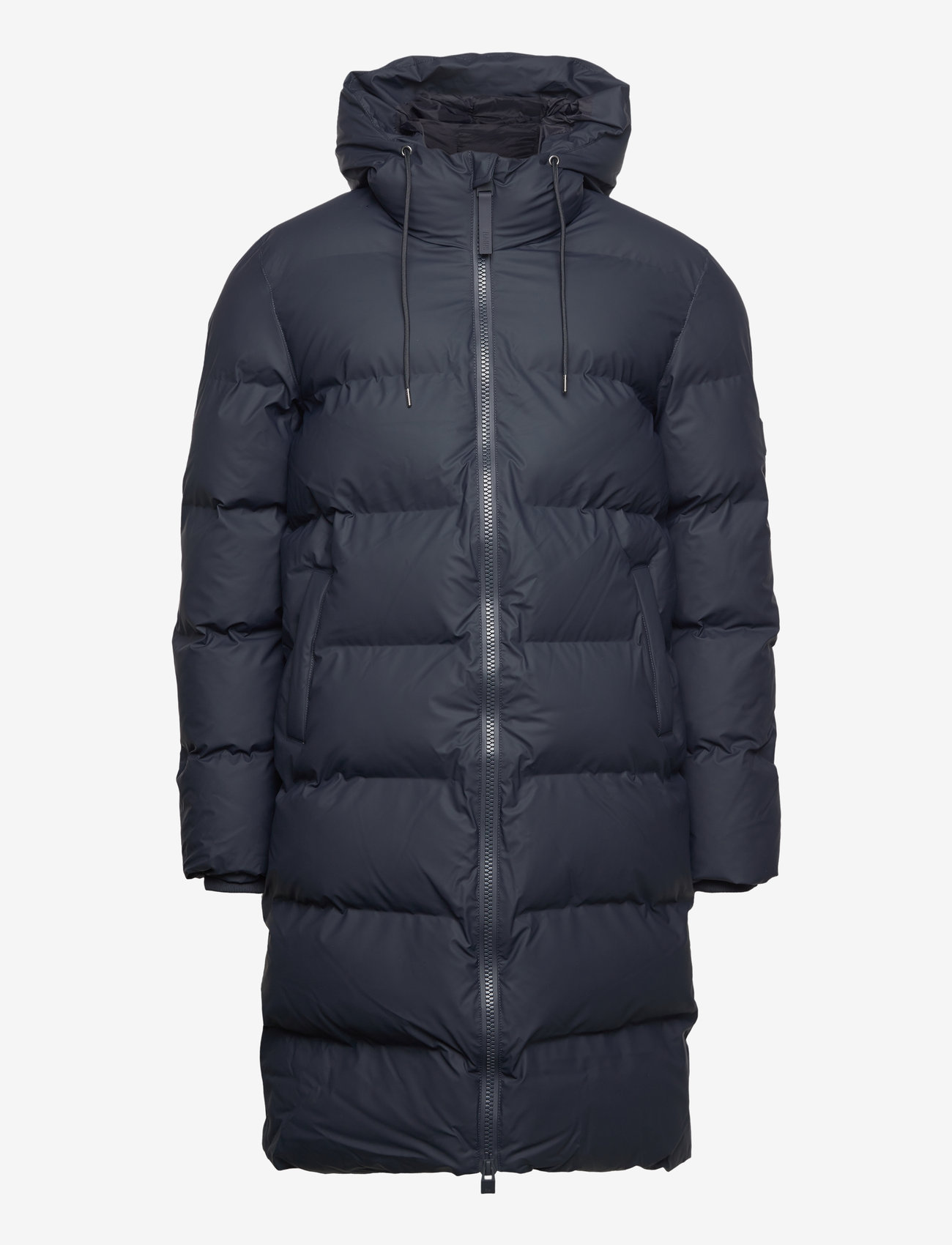 Rains - Alta Long Puffer Jacket W3T4 - talvejoped - navy - 1
