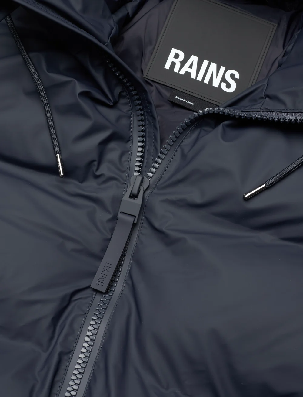 Rains - Alta Longer Puffer Jacket W3T4 - fodrade jackor - navy - 4