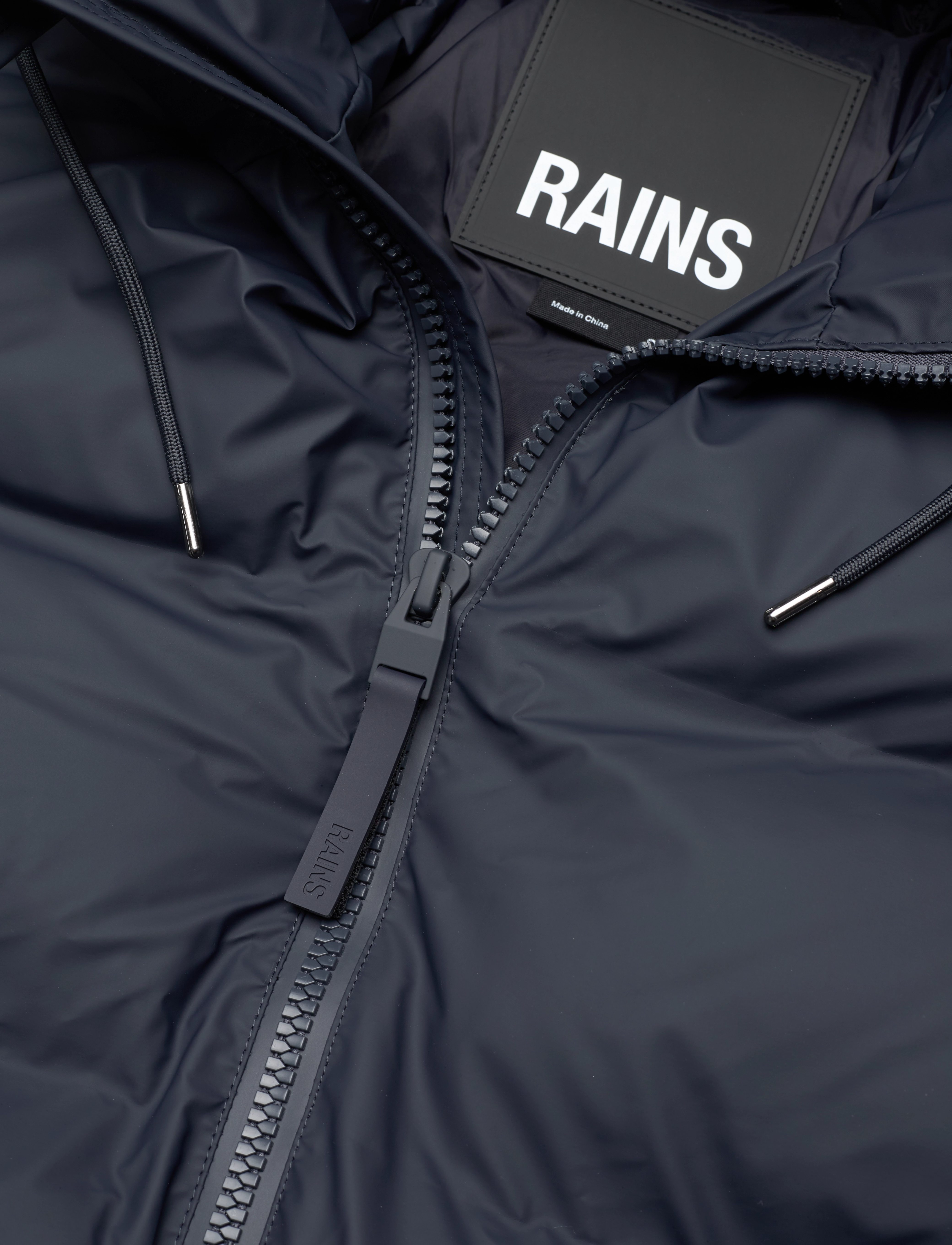 Rains - Alta Longer Puffer Jacket W3T4 - talvejoped - navy - 4
