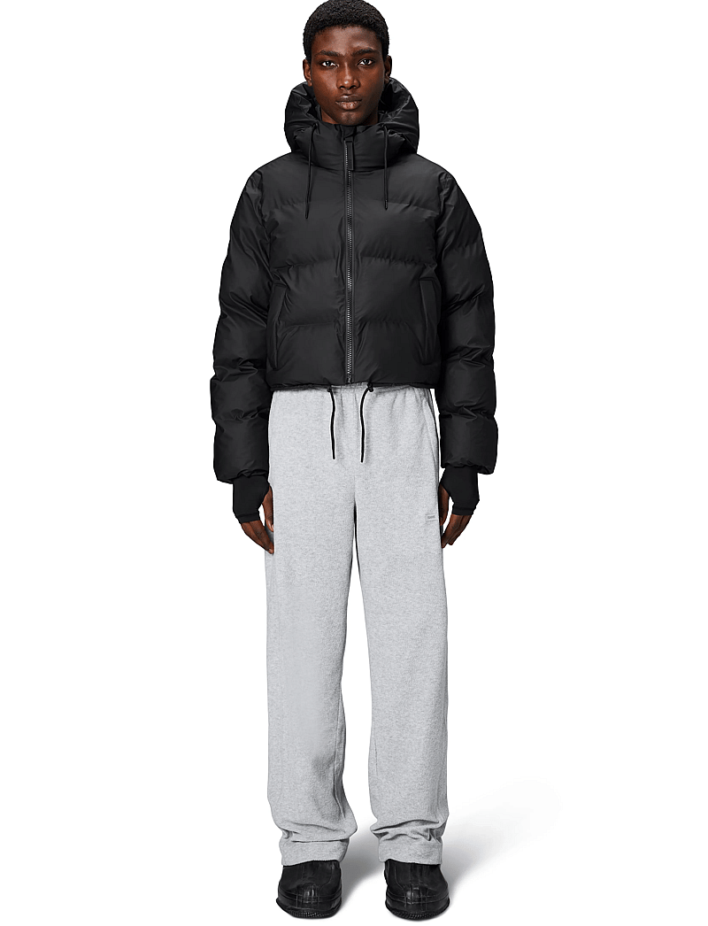 Rains - Alta Short Puffer Jacket W3T3 - dunjackor - black - 0