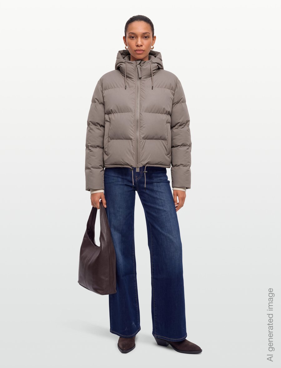 Rains - Alta Short Puffer Jacket W3T3 - talvejoped - cinder - 4