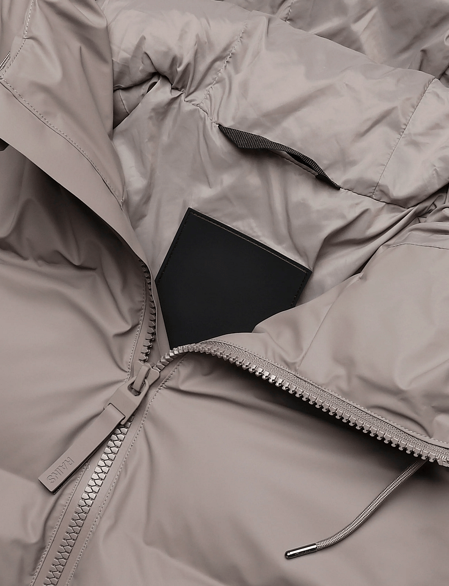 Rains - Alta Short Puffer Jacket W3T3 - talvejoped - cinder - 2