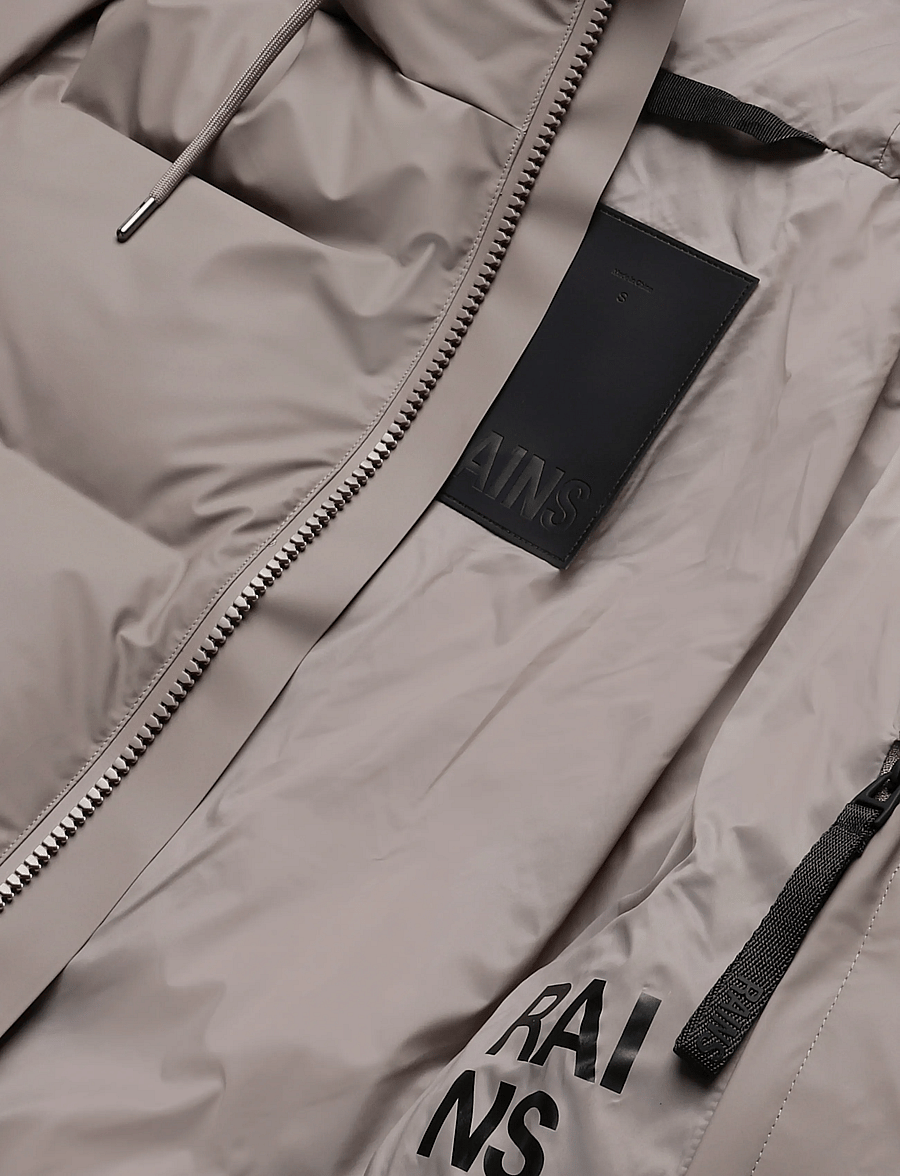 Rains - Alta Short Puffer Jacket W3T3 - talvejoped - cinder - 5