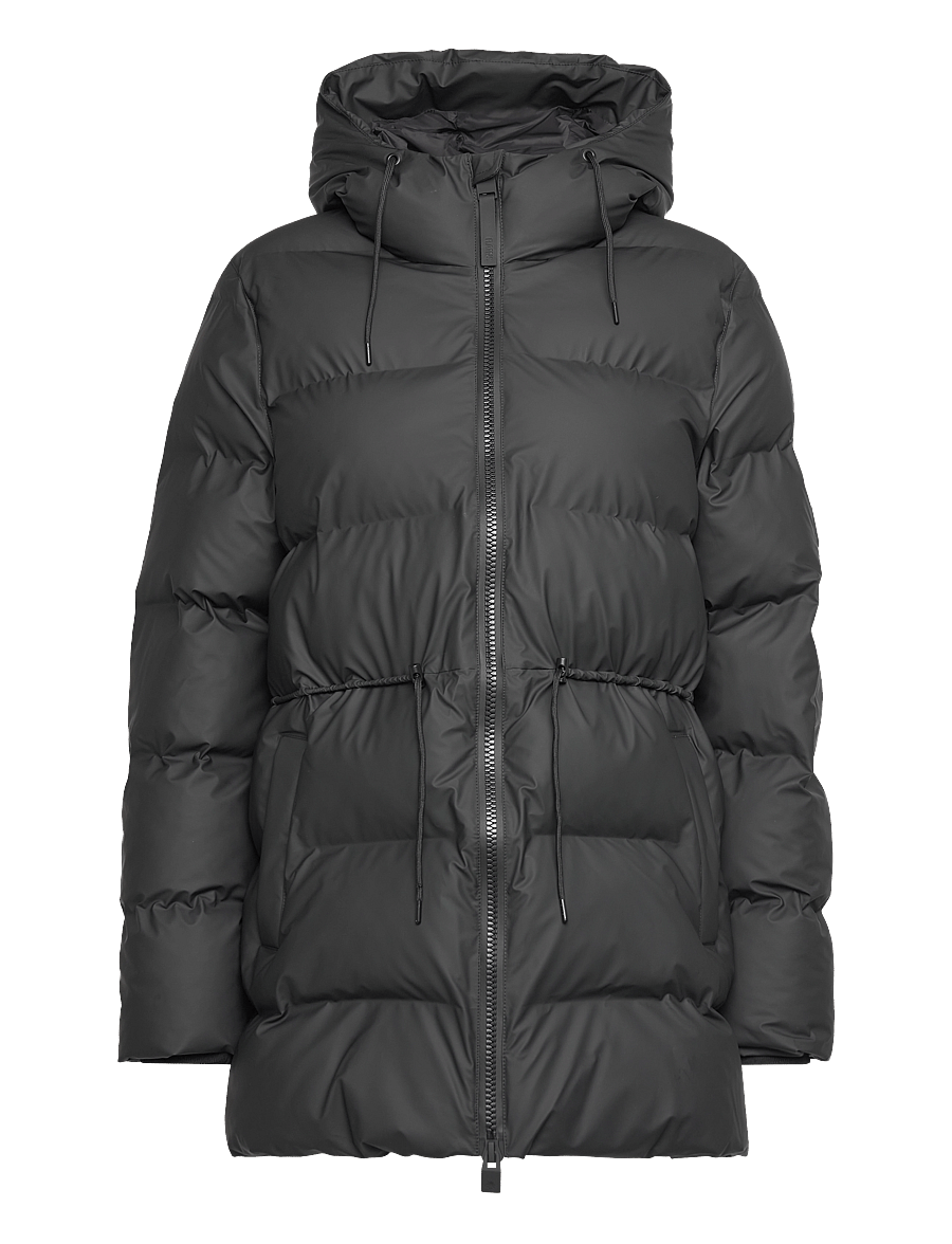 Rains - Alta Long Puffer String W Jacket W3T4 - winterjacken - black - 1