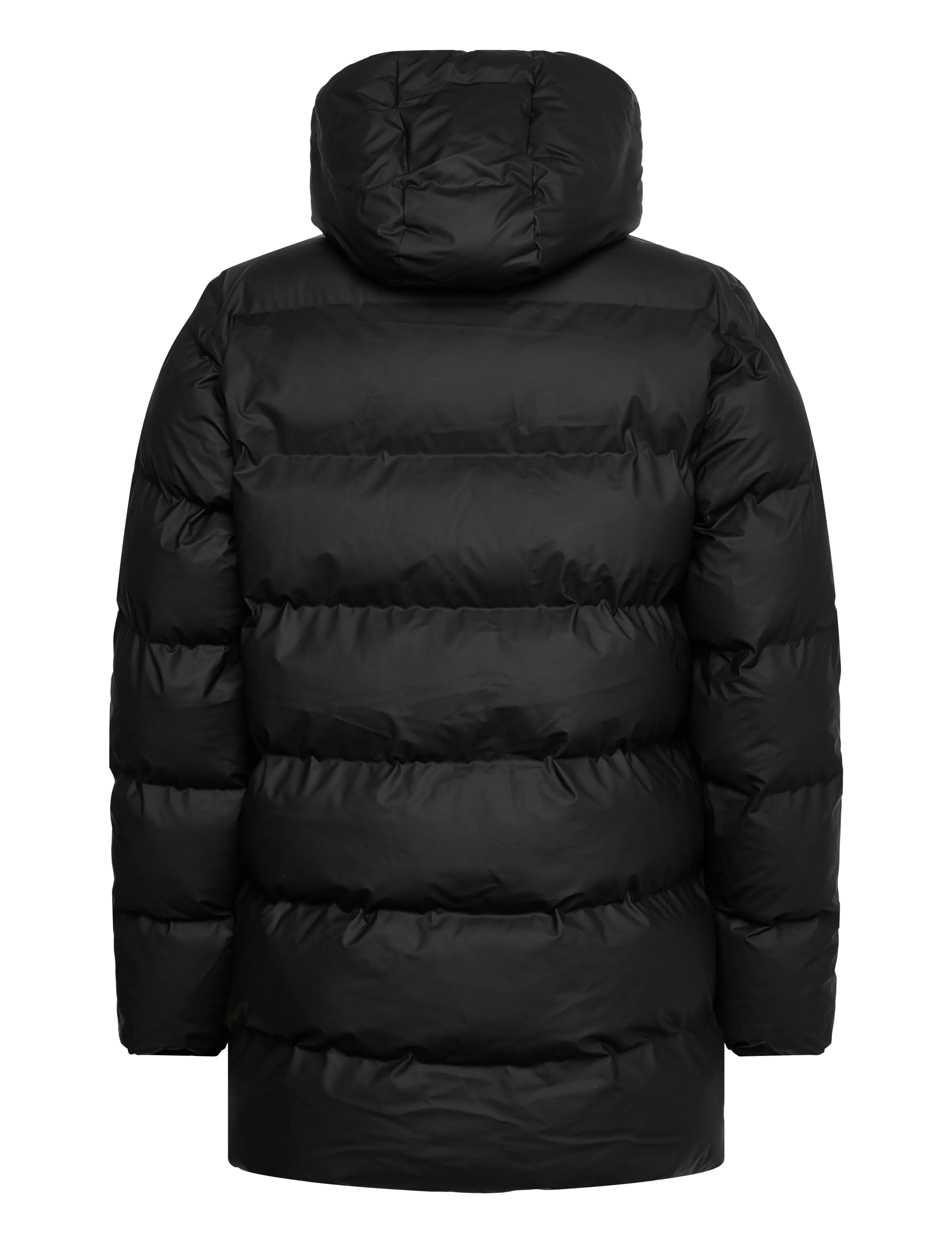Rains - Alta Long Puffer Cargo Jacket W3T4 - fodrade jackor - black - 2