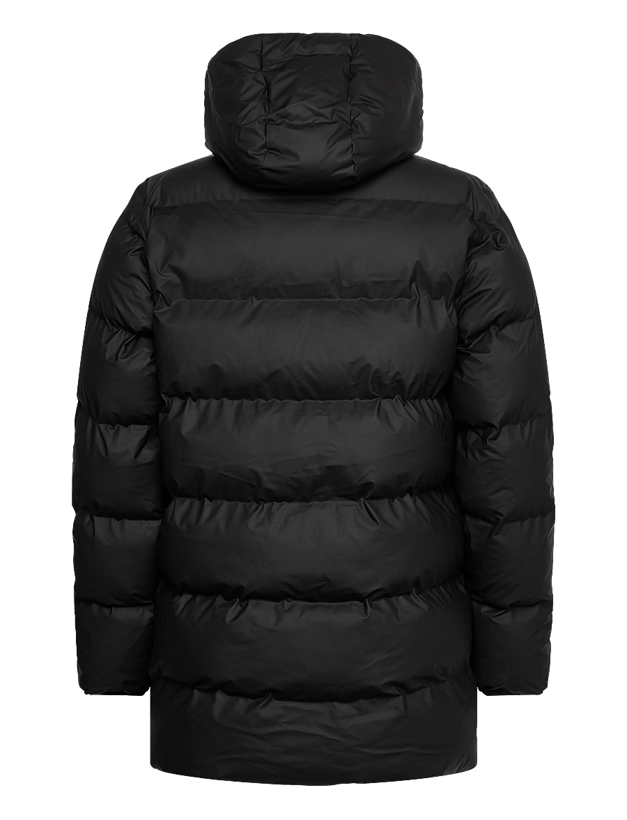 Rains - Alta Long Puffer Cargo Jacket W3T4 - fodrade jackor - black - 2