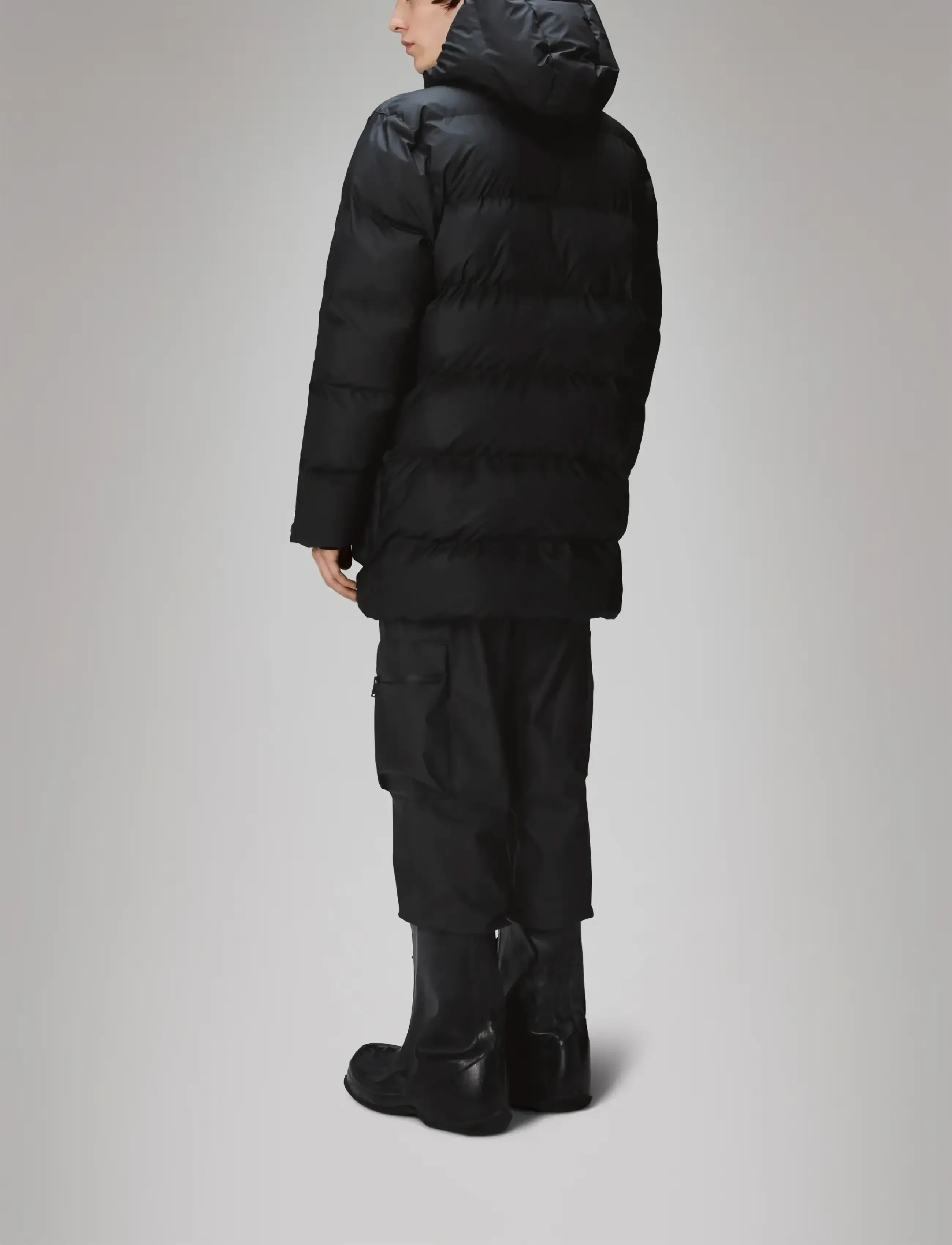 Unisex Alta Long Puffer Cargo Jacket W3T4 3