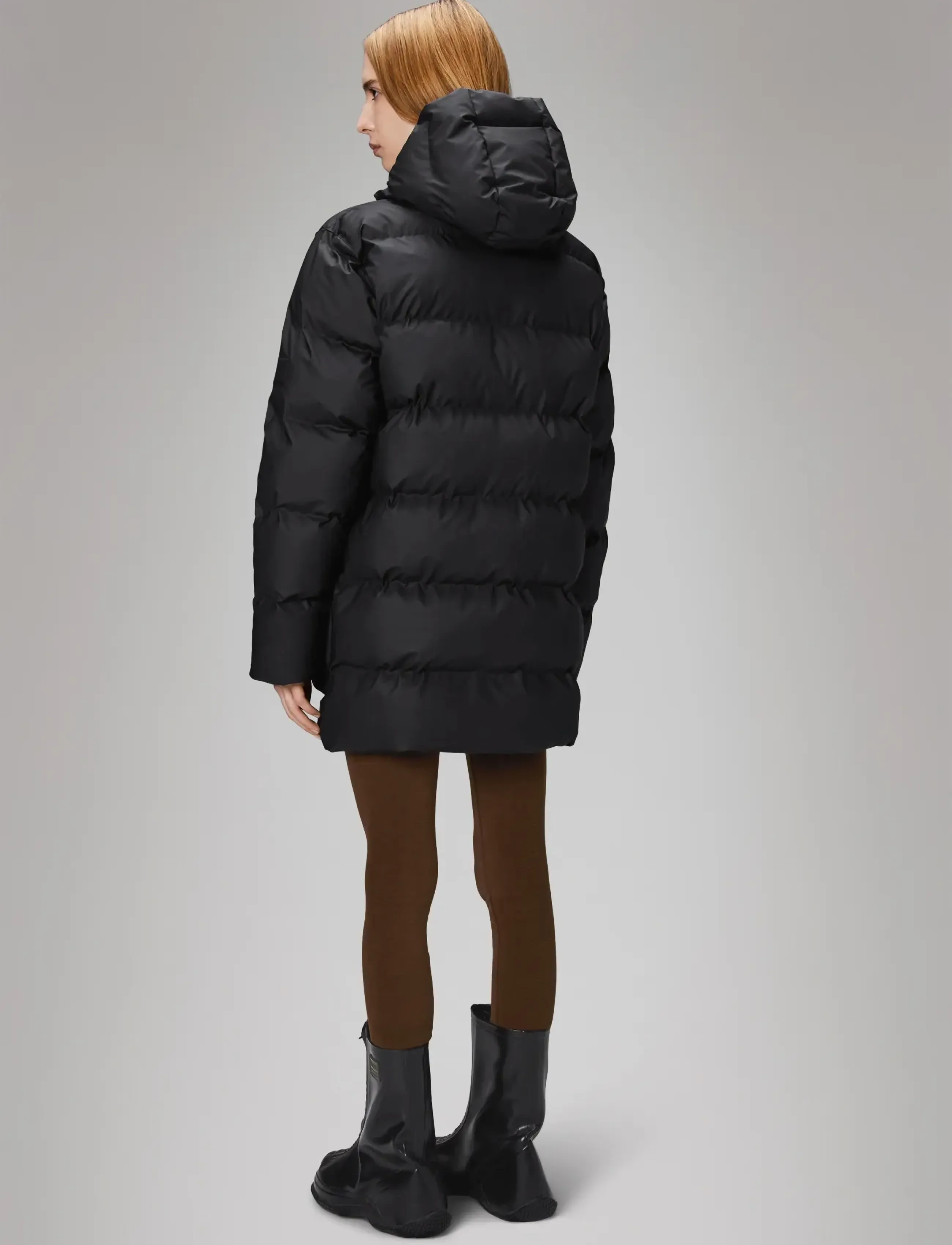 Unisex Alta Long Puffer Cargo Jacket W3T4 4