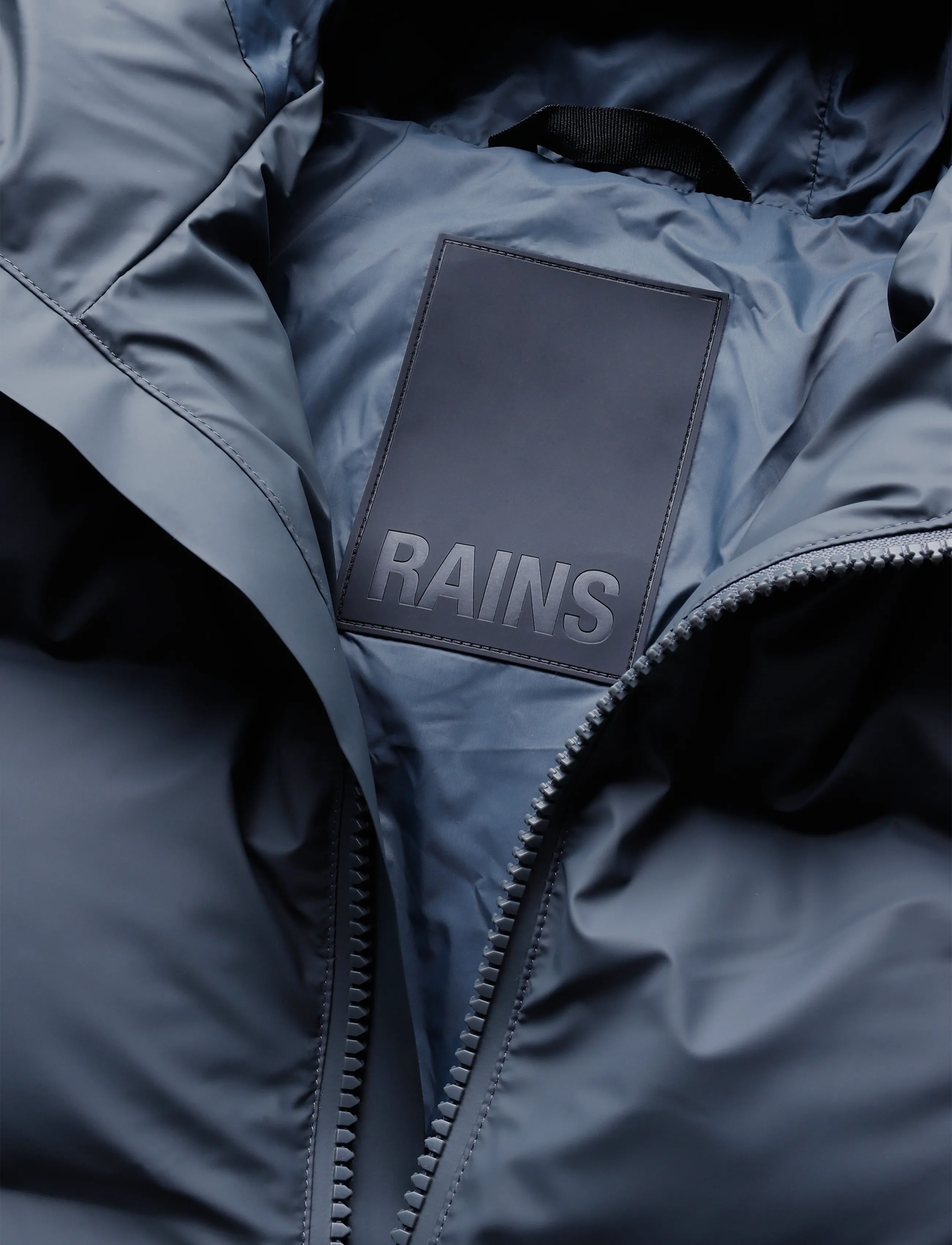 Rains - Alta Long Puffer Cargo Jacket W3T4 - fodrade jackor - dark grey - 2