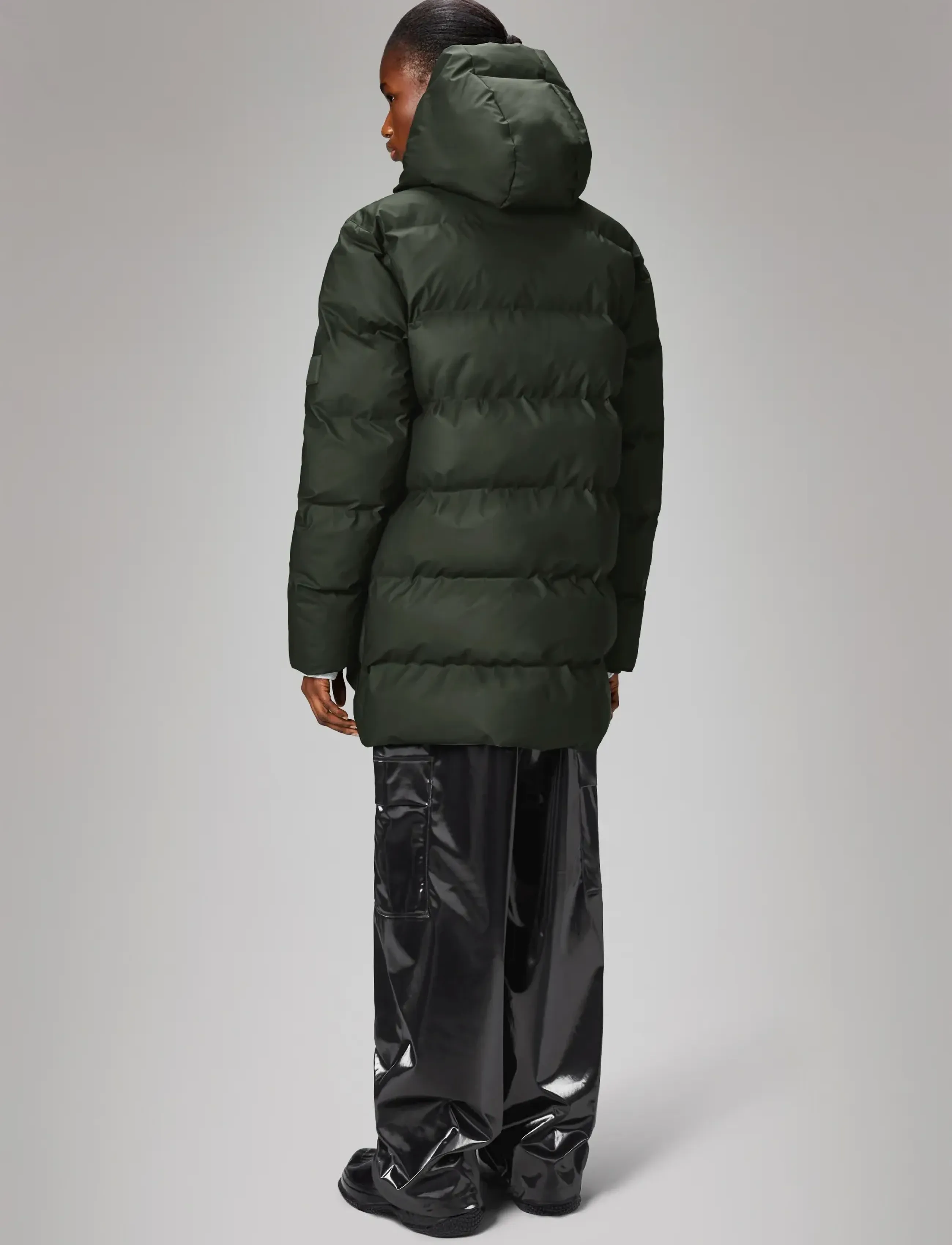 Unisex Alta Long Puffer Cargo Jacket W3T4 4