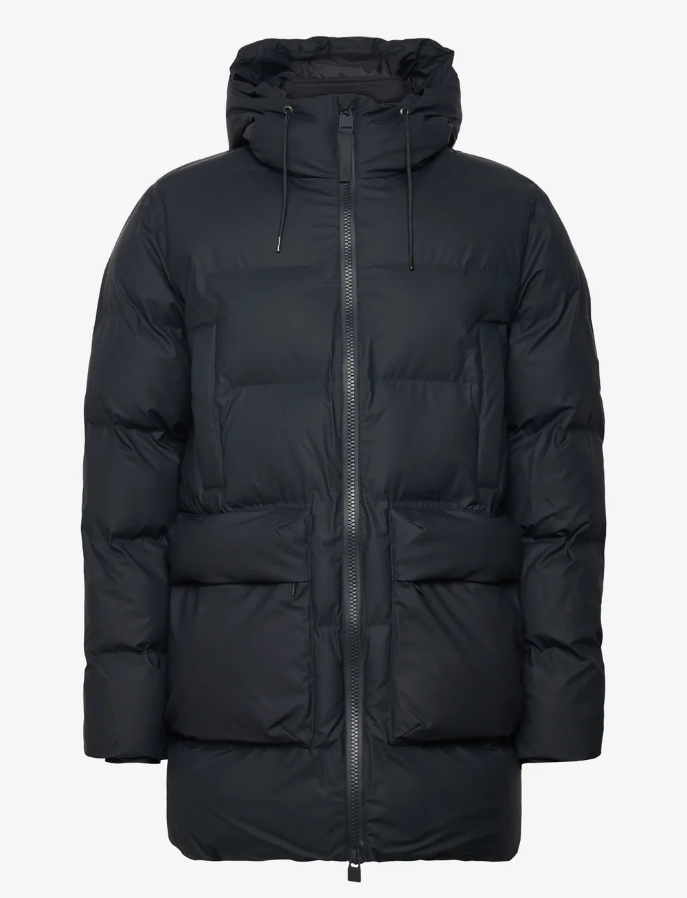 Rains - Alta Long Puffer Cargo Jacket W3T4 - voodriga jakid - navy - 0
