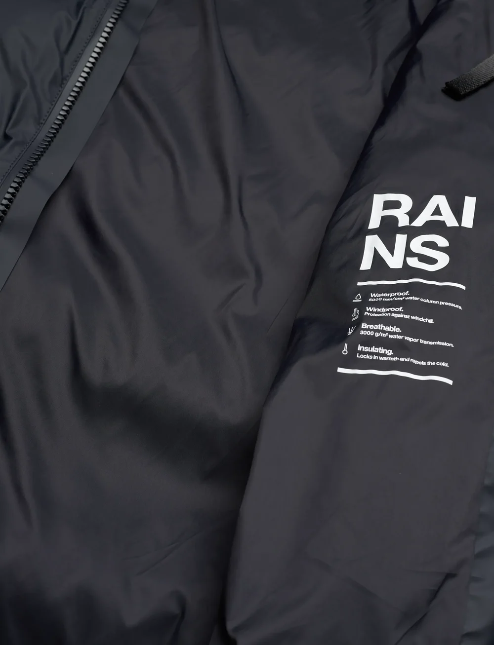 Rains - Alta Long Puffer Cargo Jacket W3T4 - voodriga jakid - navy - 5