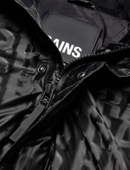 Rains - Boxy Puffer Jacket - Žieminės striukės - 53 black monogram - 3