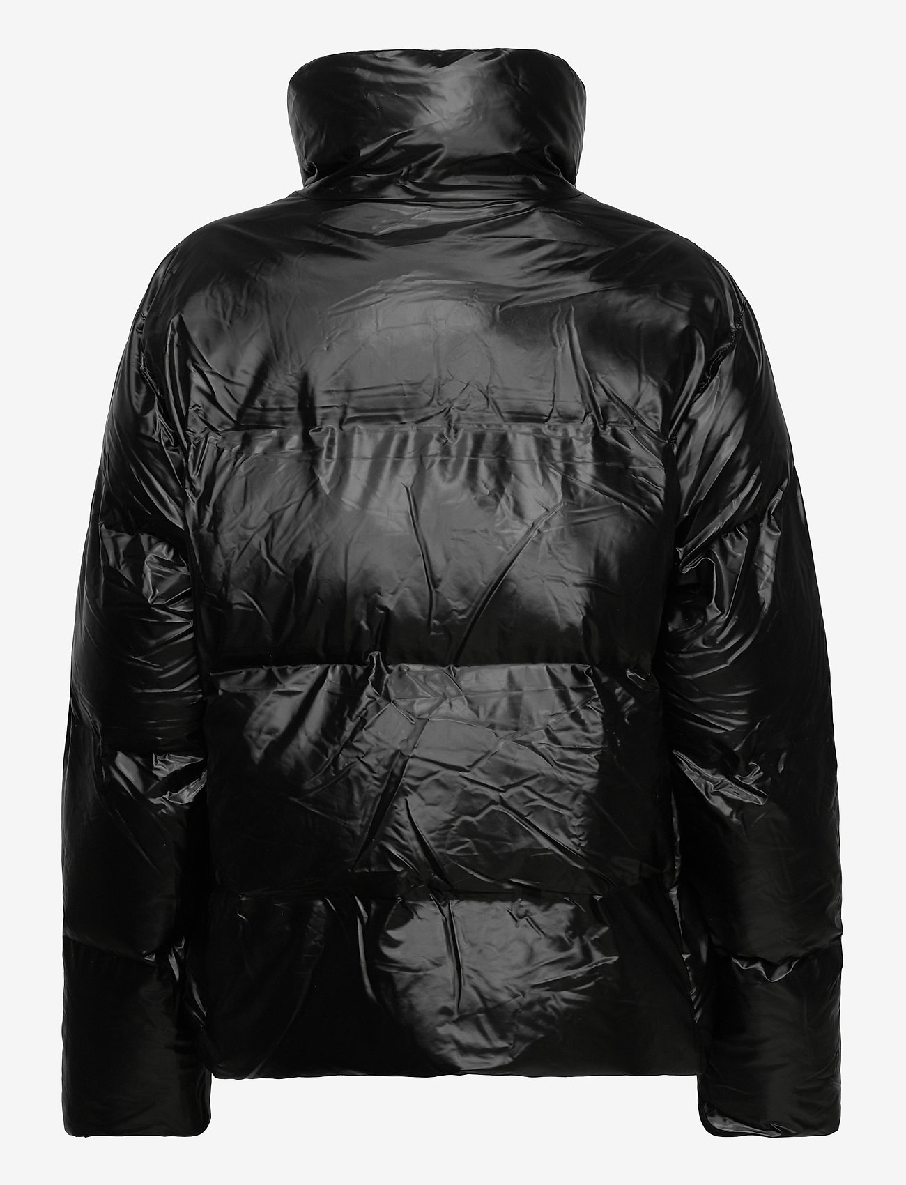 Rains - Boxy Puffer Jacket - 76 shiny black - 2