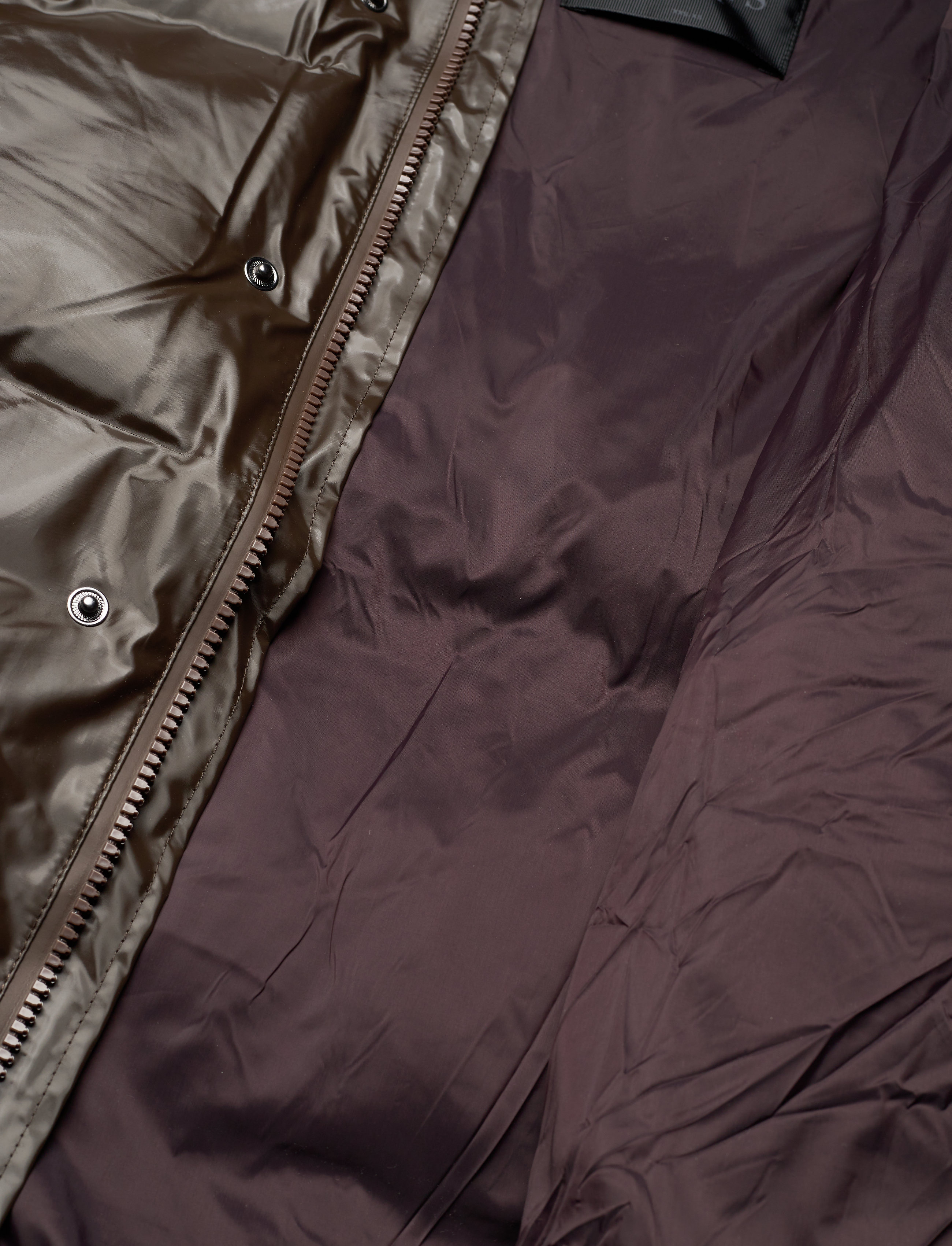 Rains - Hooded Puffer Coat - shiny brown - 5