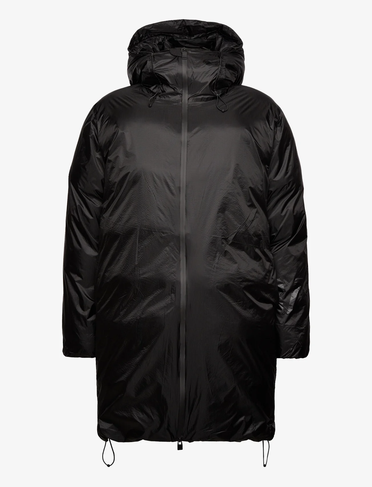 Rains - Kevo Long Puffer Jacket W4T4 - talvitakit - black - 0