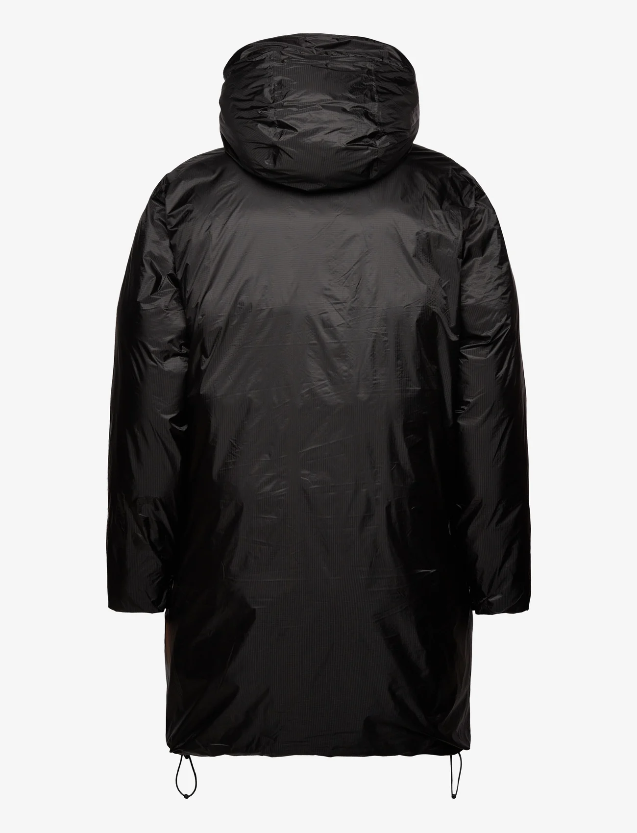 Rains - Kevo Long Puffer Jacket W4T4 - talvejoped - black - 1