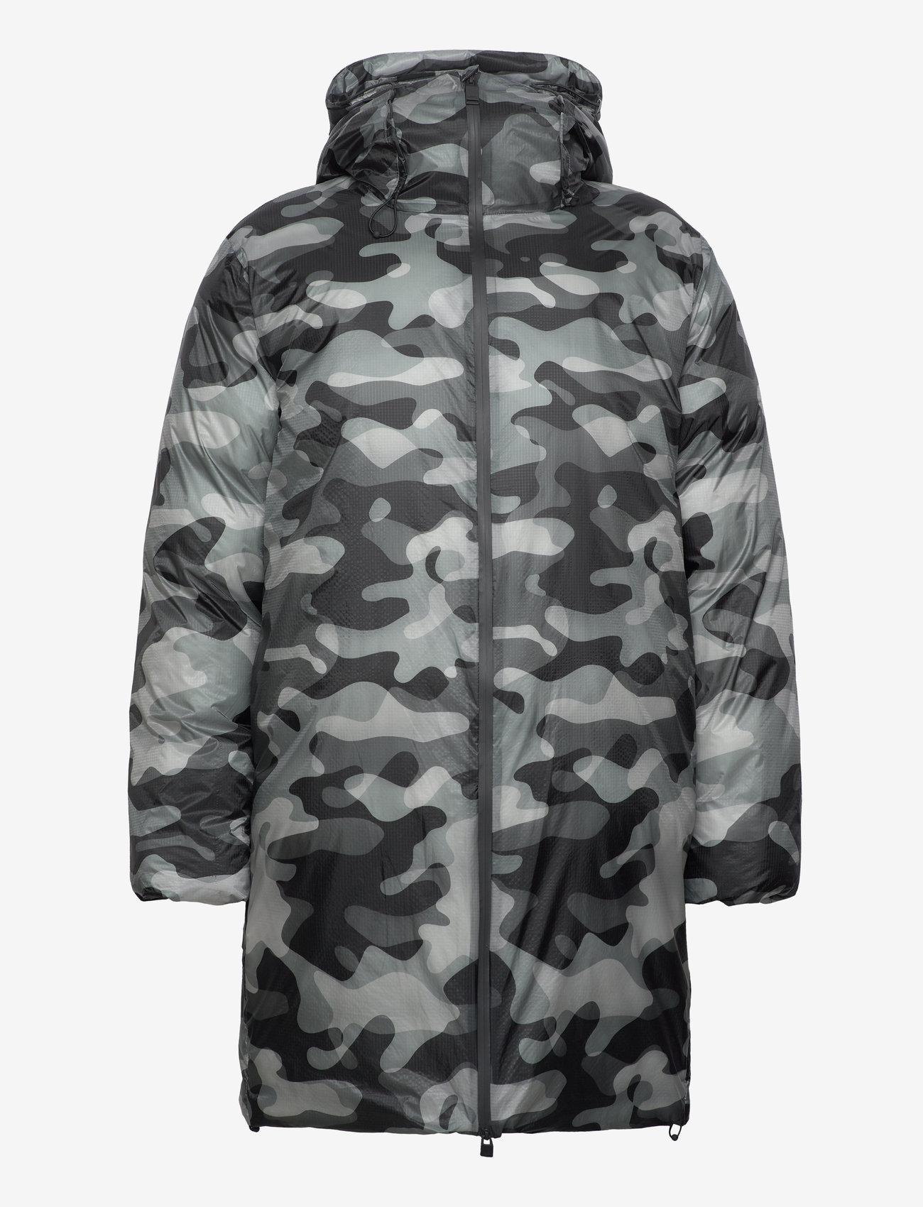 Rains - Kevo Long Puffer Jacket W4T4 - dunjakker - camo - 1