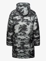 Rains - Kevo Long Puffer Jacket W4T4 - winter jackets - camo - 1