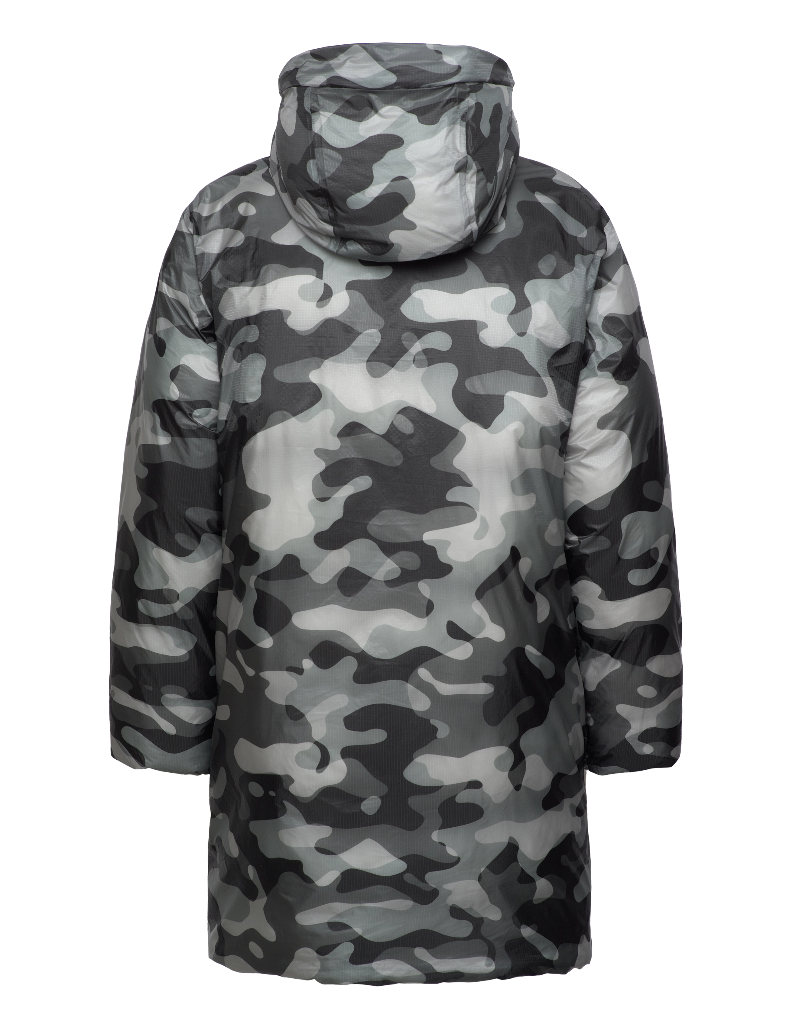Rains - Kevo Long Puffer Jacket W4T4 - dunjakker - camo - 2
