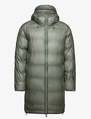 Rains - Kevo Long Puffer Jacket W4T4 - kurtki zimowe - haze - 0