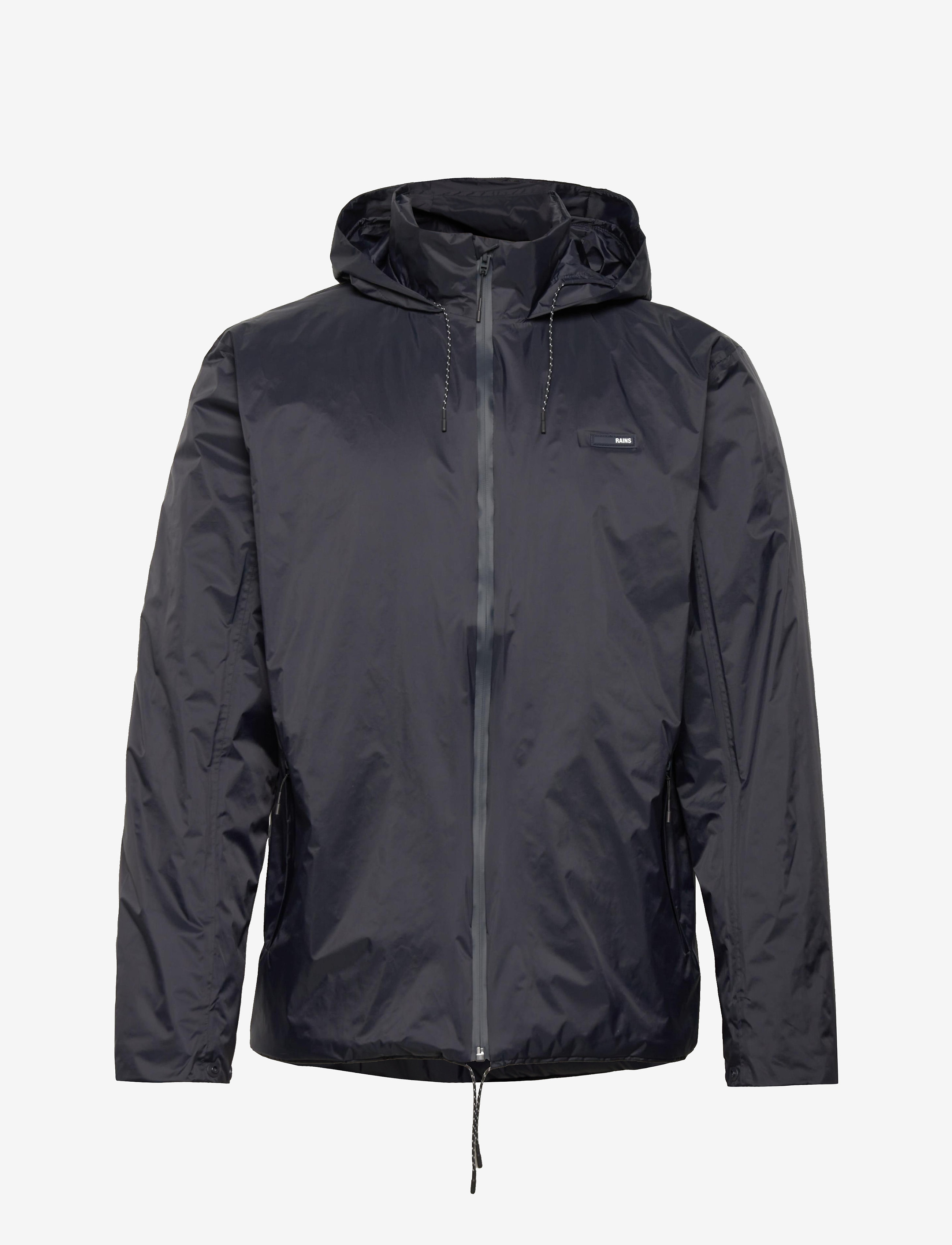 Rains Padded Nylon Jacket, S, Jackets, Marineblau - Frauen