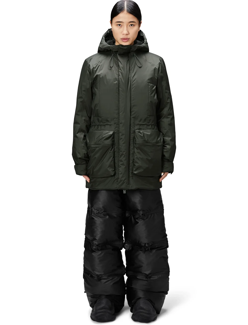 Rains - Vardo Parka W4T4 - vinterjackor - green - 3