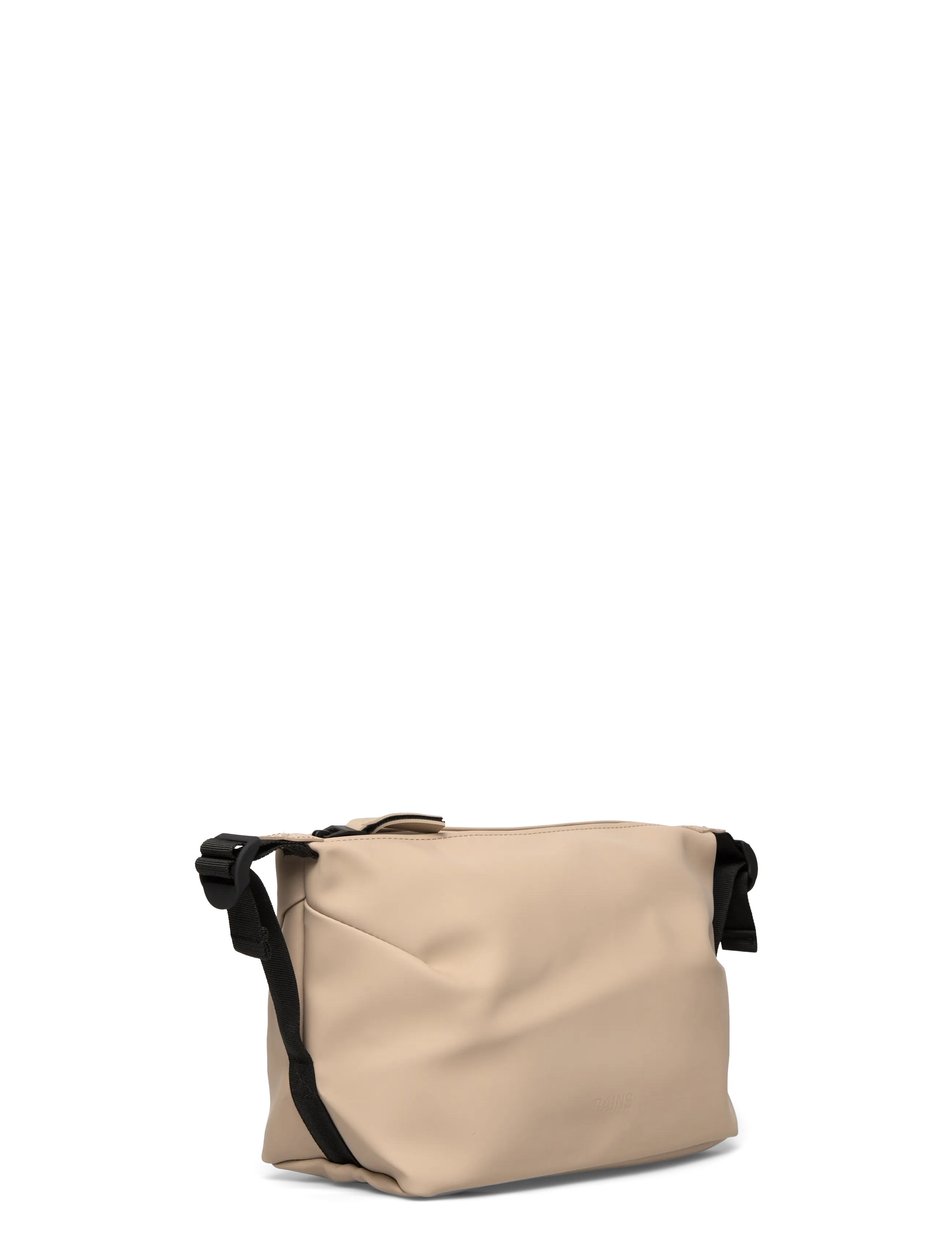 Rains - Hilo Wash Bag W3 Black-One Size - vandtætte tasker - beige - 2