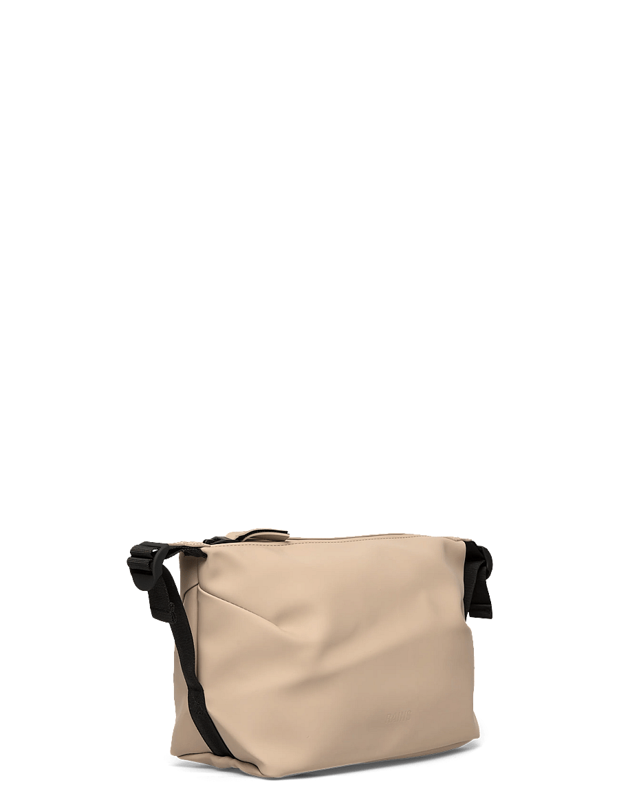 Rains - Hilo Wash Bag W3 Black-One Size - vandtætte tasker - beige - 2