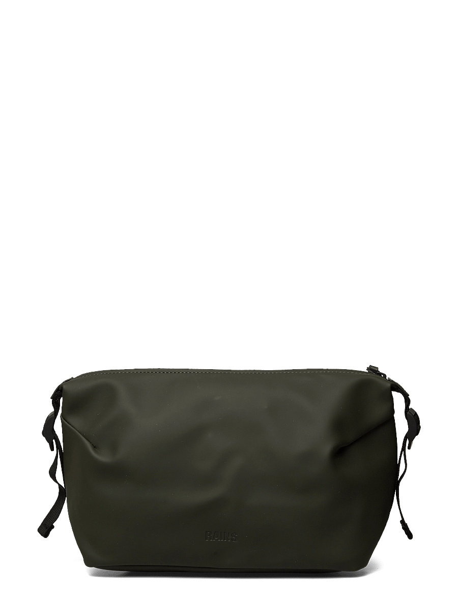 Rains - Hilo Wash Bag W3 Black-One Size - vandtætte tasker - green - 2