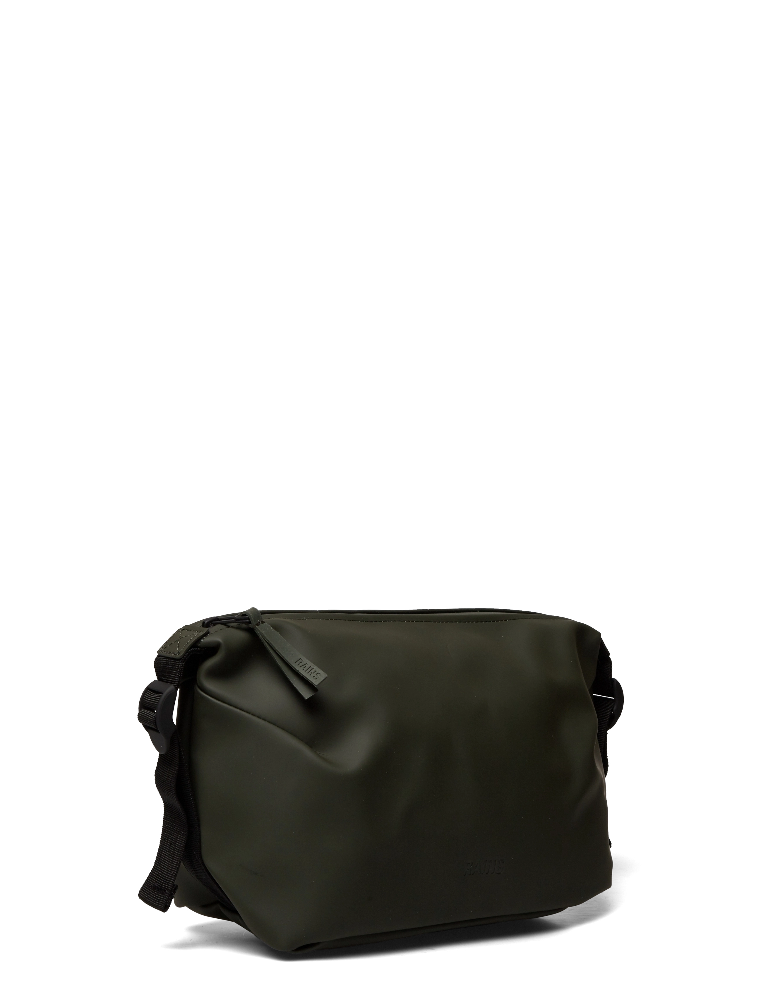 Rains - Hilo Wash Bag W3 Black-One Size - vandtætte tasker - green - 3