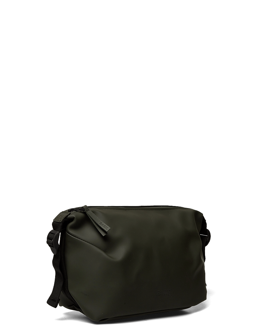 Rains - Hilo Wash Bag W3 Black-One Size - vandtætte tasker - green - 3