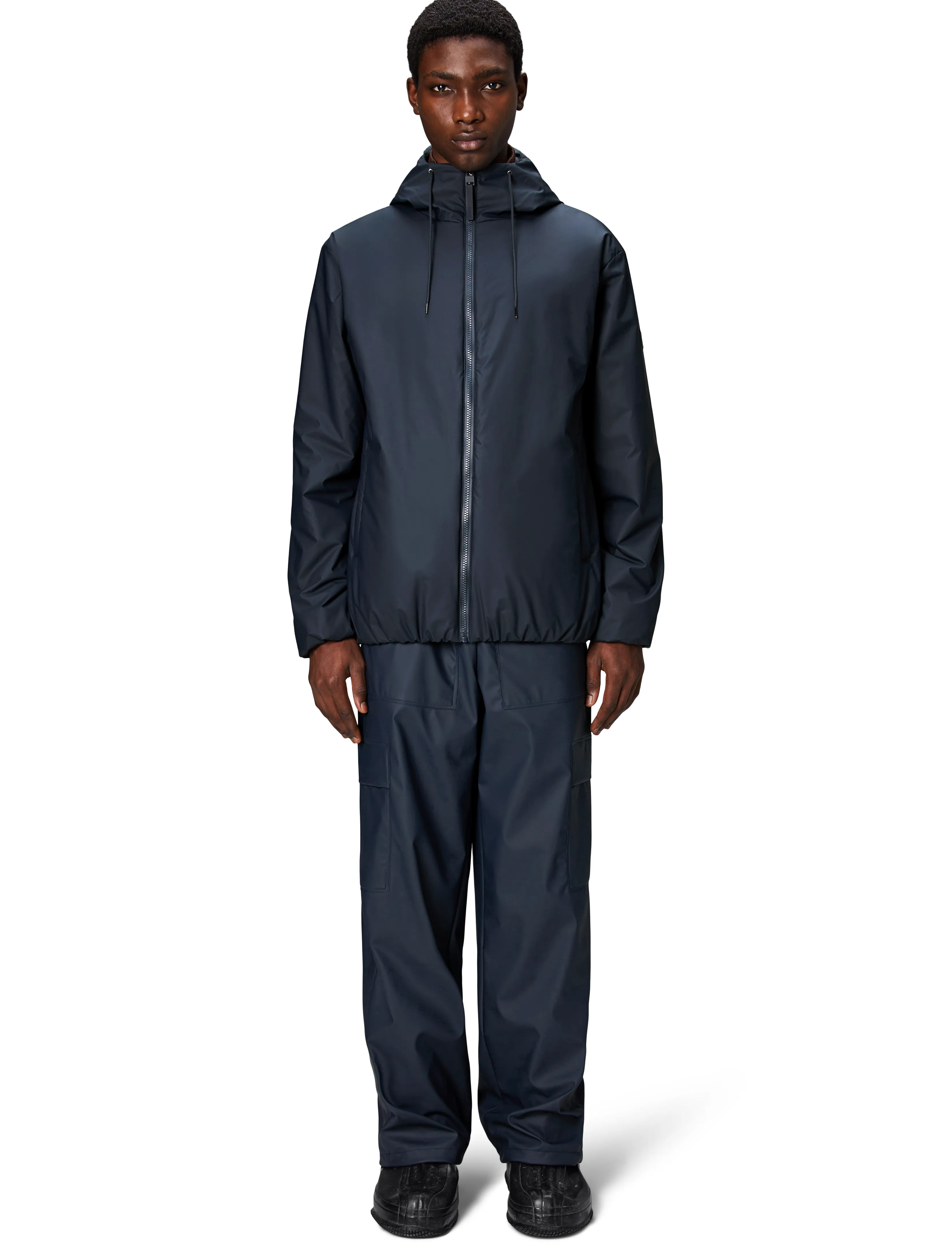 Rains Lohja Insulated Jacket W3T1, M, Navy, Jakker > Vatterede Jakker, Herre