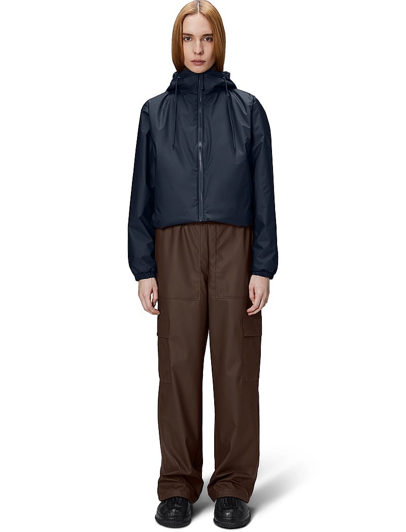 Rains - Lohja Short Insulated Jacket W3T1 - sulejoped ja voodriga joped - navy - 0