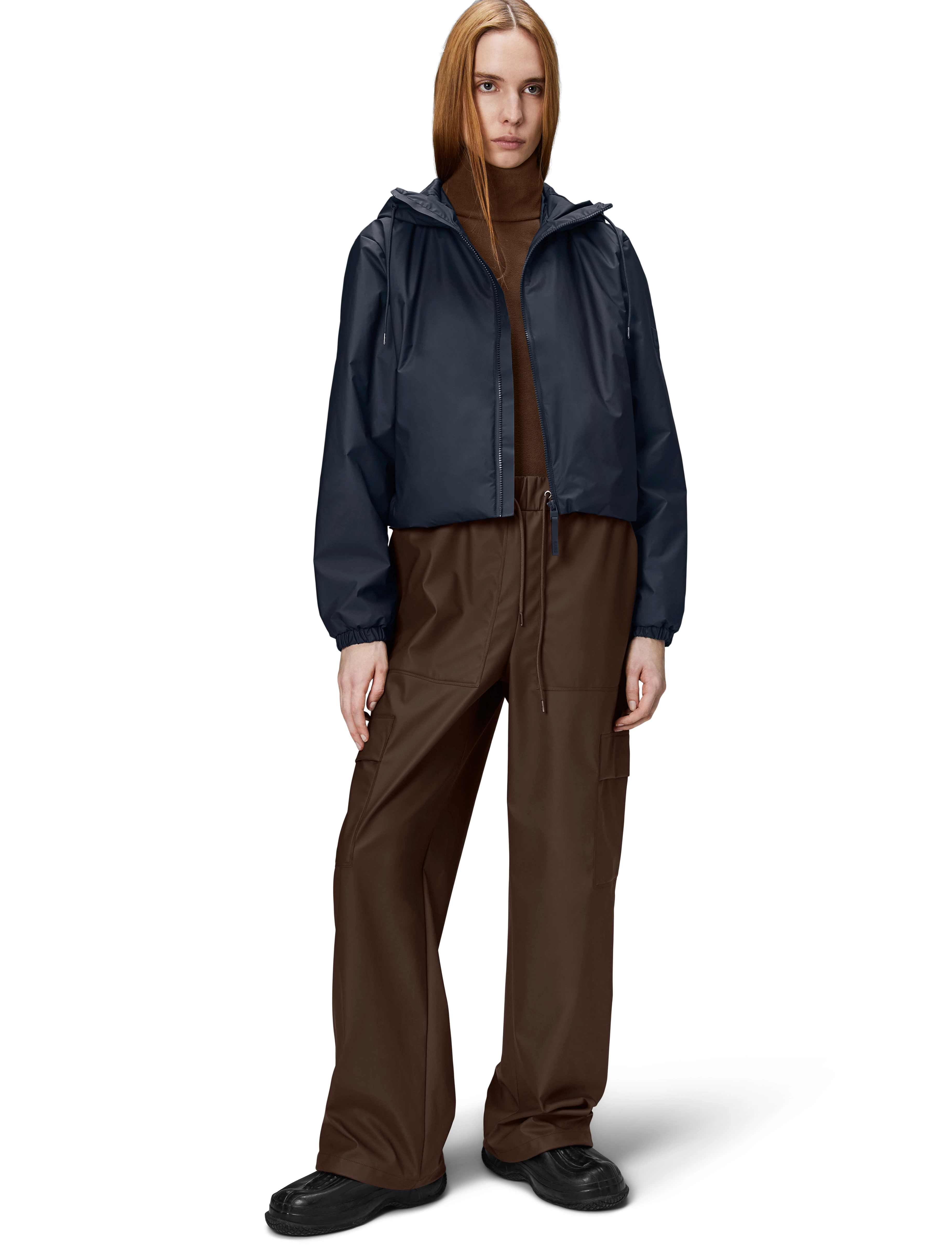 Rains - Lohja Short Insulated Jacket W3T1 - overtøj - navy - 4