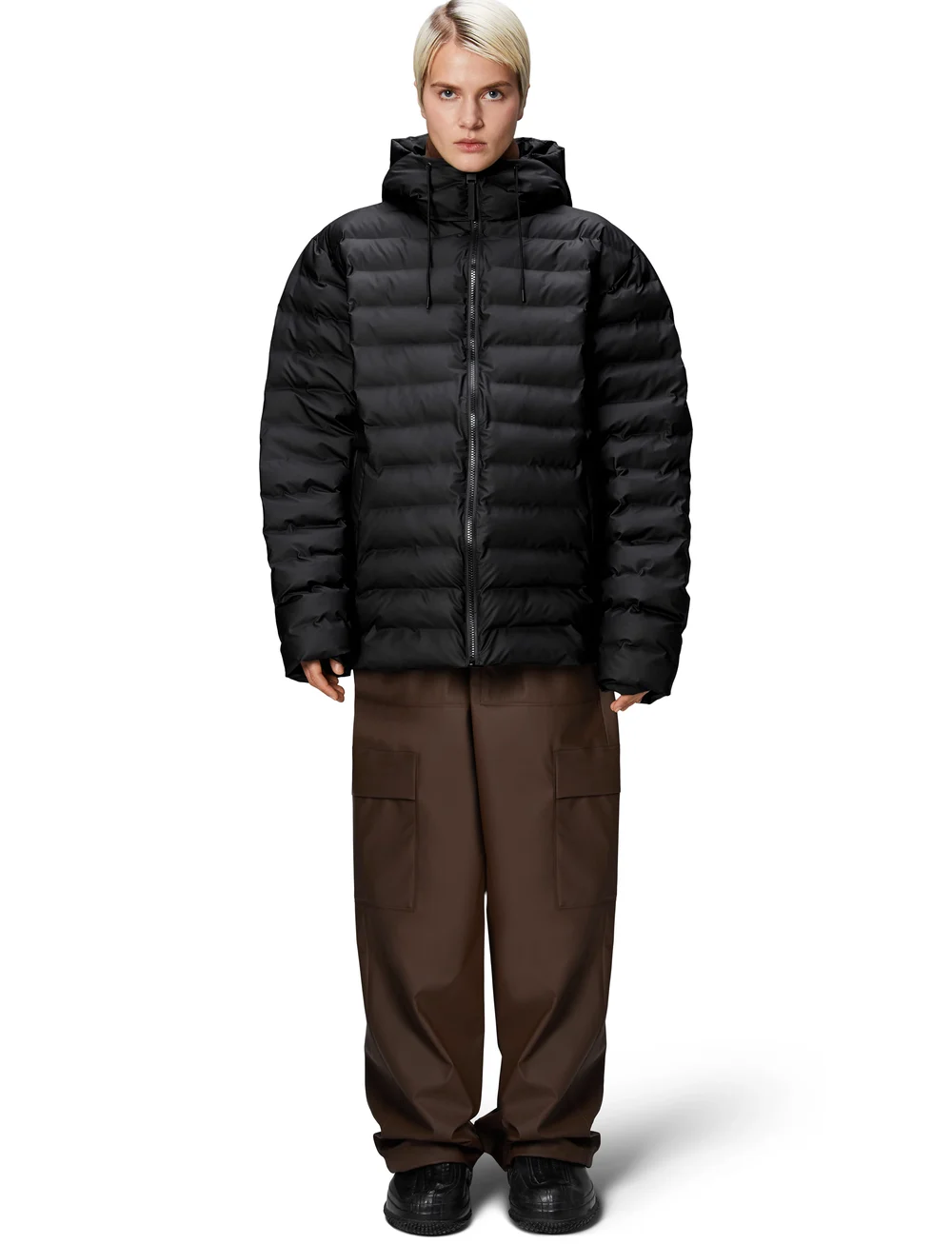 Rains - Lohja Puffer Jacket W3T2 - fodrade jackor - black - 0