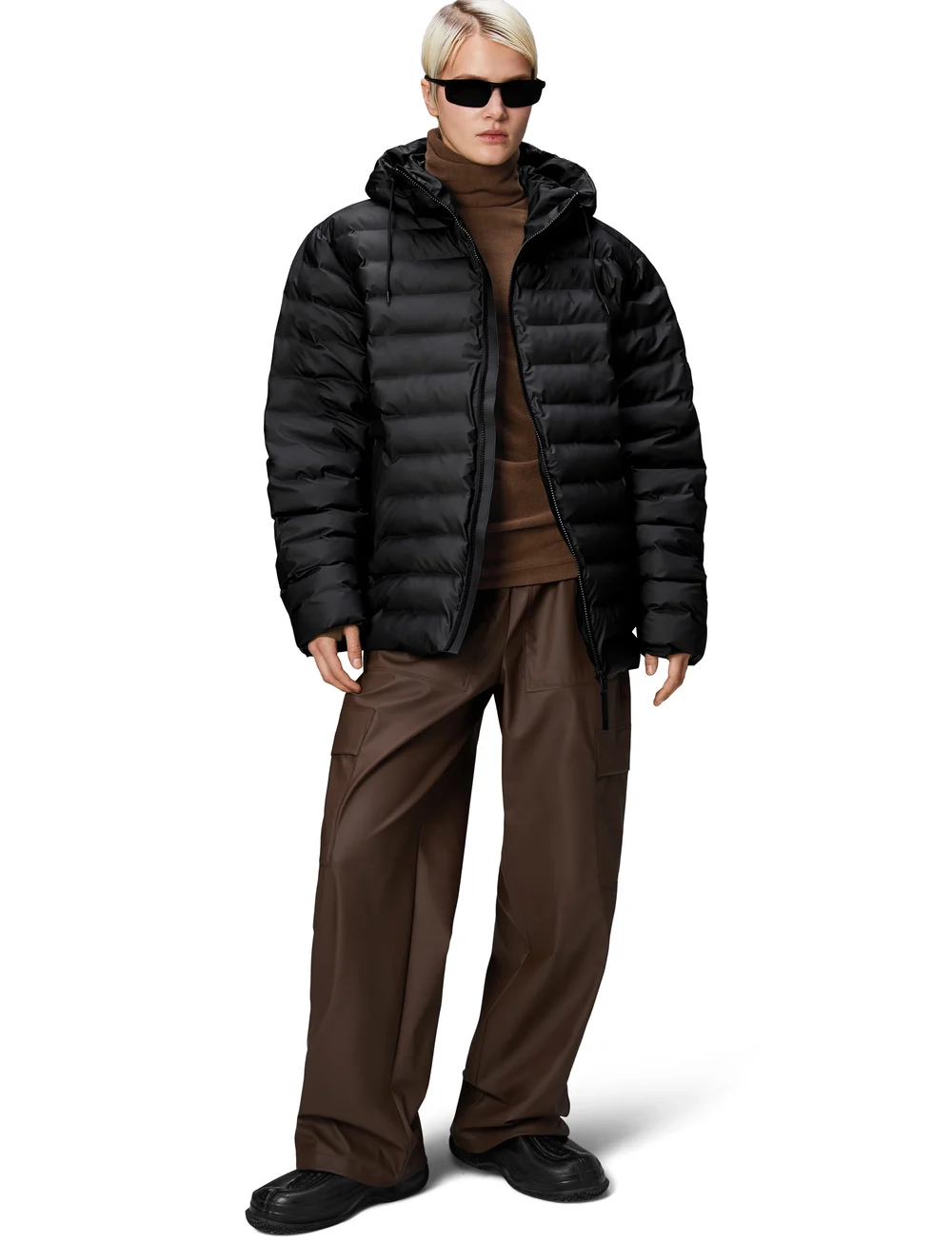 Rains - Lohja Puffer Jacket W3T2 - fodrade jackor - black - 4