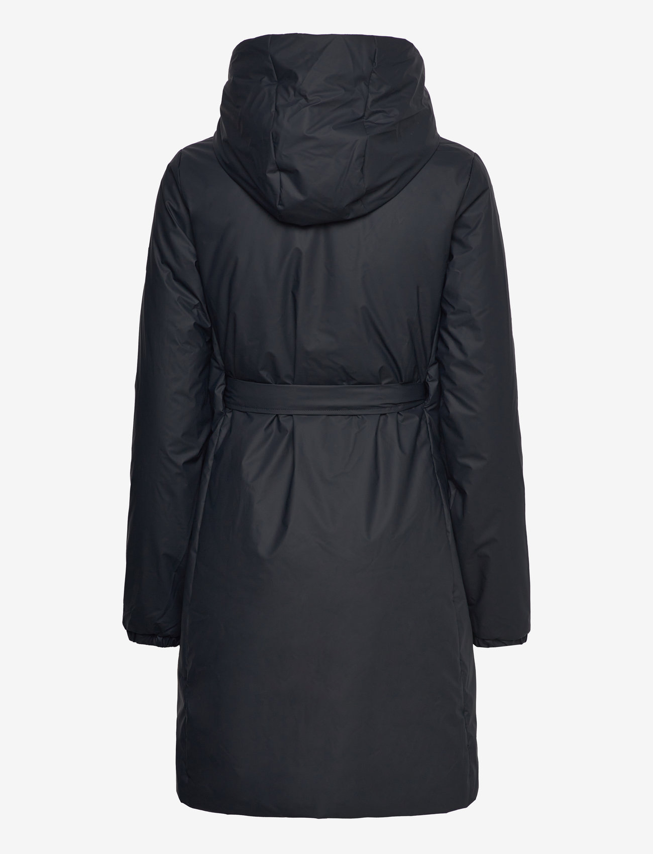 Rains - Lohja Long Insulated Curve Jacket W3T2 - regnjakker - navy - 2