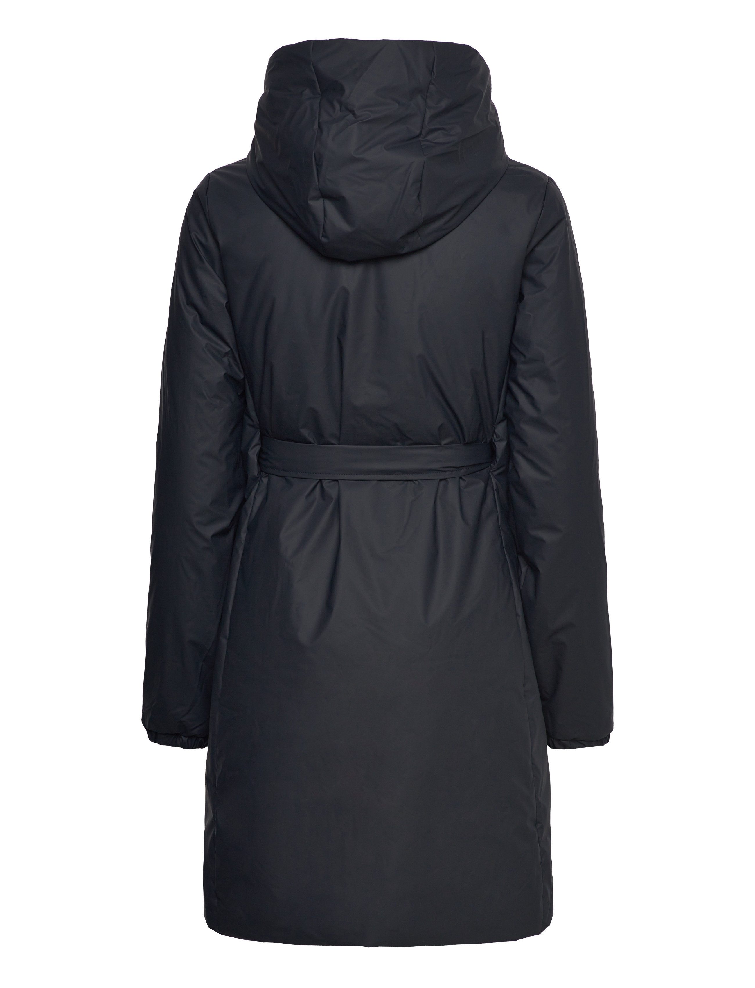 Rains - Lohja Long Insulated Curve Jacket W3T2 - regenmäntel - navy - 2