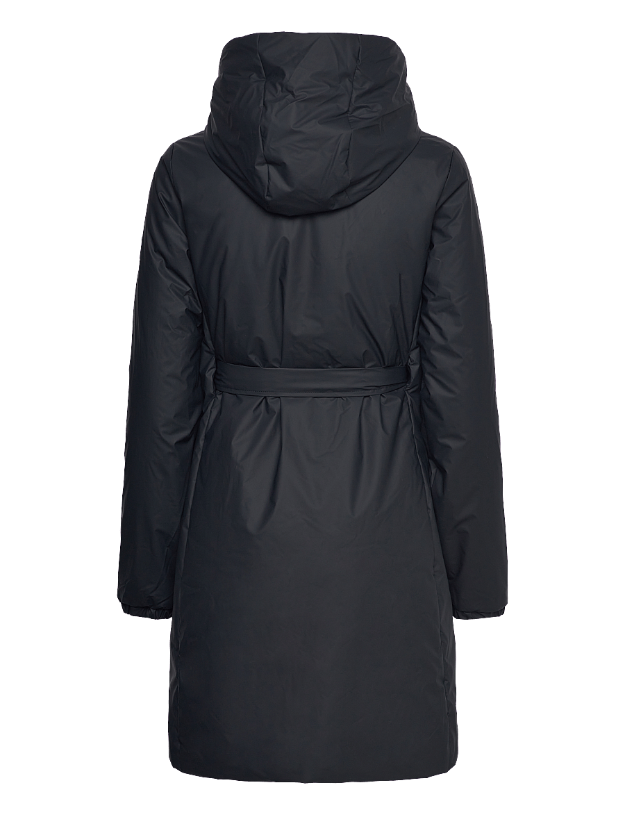 Rains - Lohja Long Insulated Curve Jacket W3T2 - regenmäntel - navy - 2
