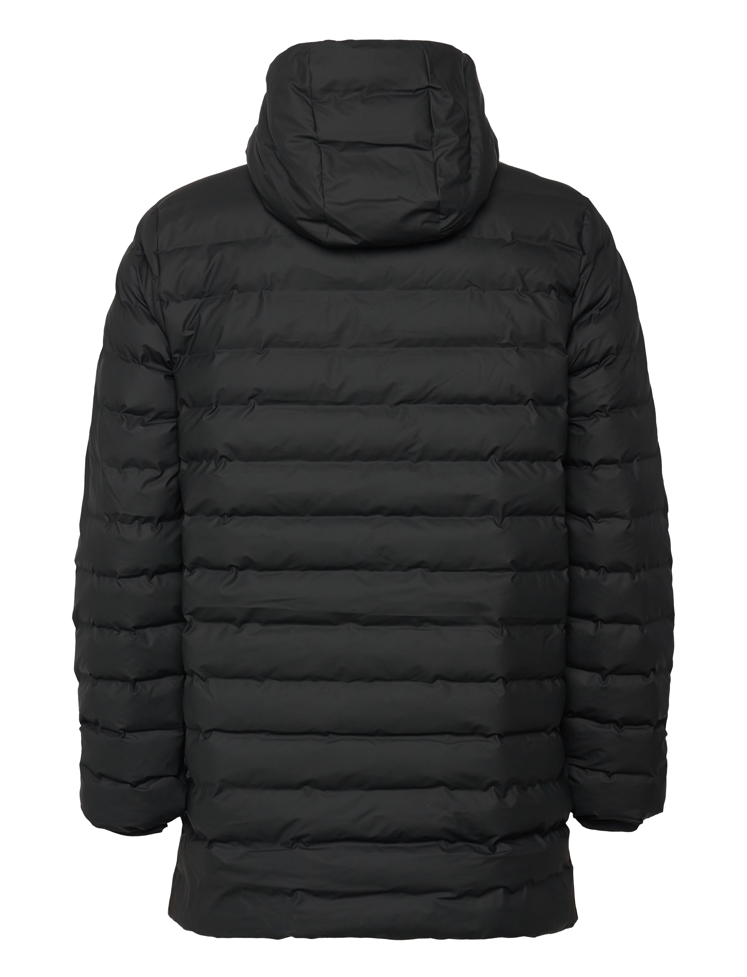 Rains - Lohja Long Puffer Jacket W3T3 - ziemas jakas - black - 2