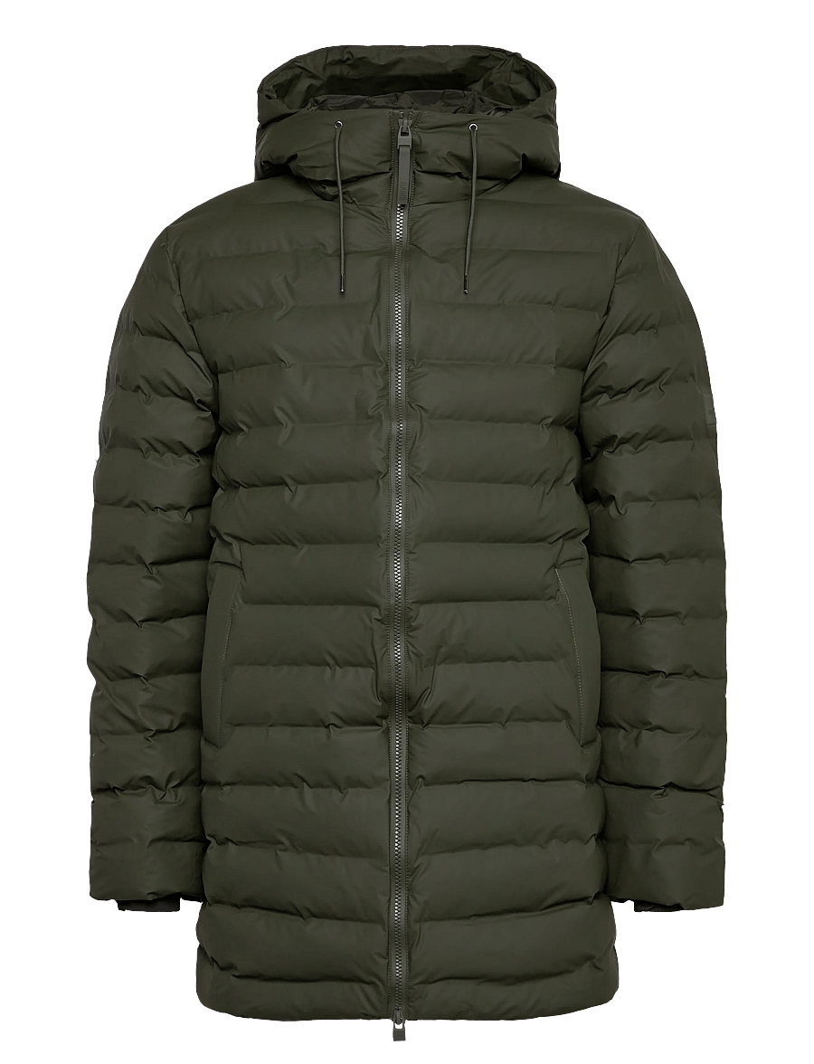 Rains - Lohja Long Puffer Jacket W3T3 - winterjacken - green - 0