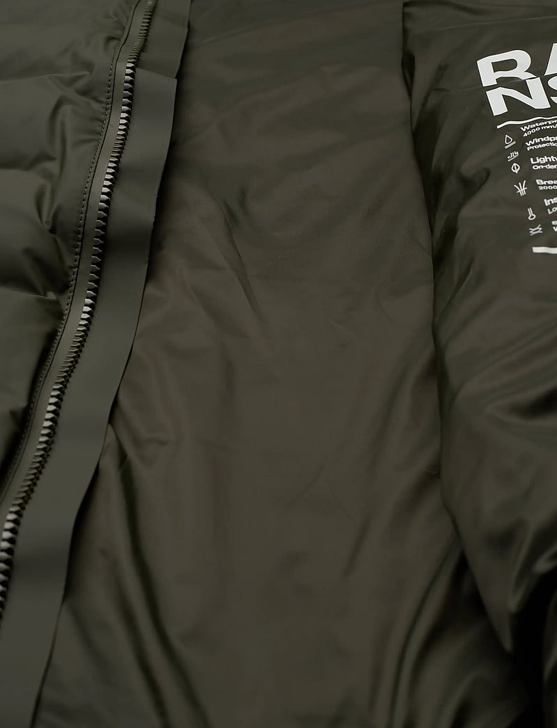 Rains - Lohja Long Puffer Jacket W3T3 - talvejoped - green - 4