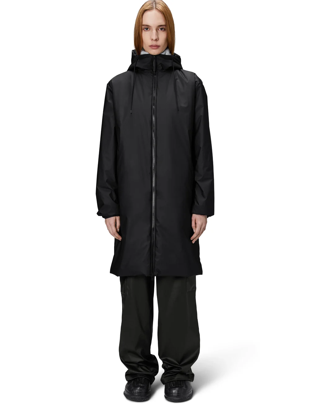 Rains - Lohja Longer Insulated Jacket W3T2 - tunna jackor - black - 0